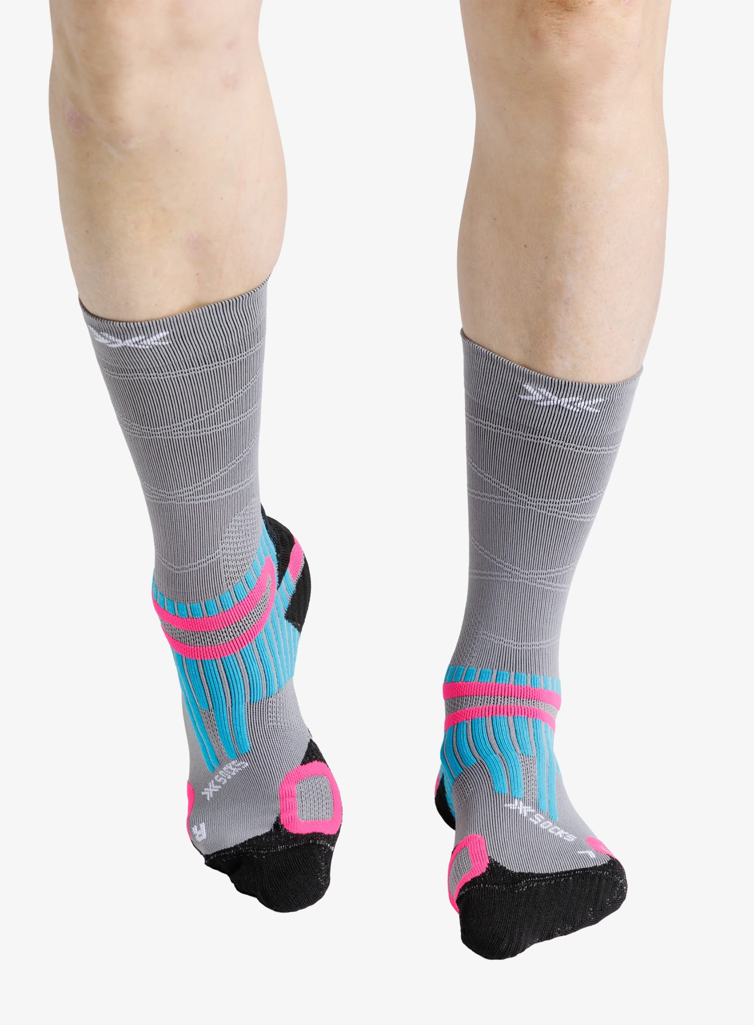 Kojinės X-Socks Hike Anatomix Crew - clay grey