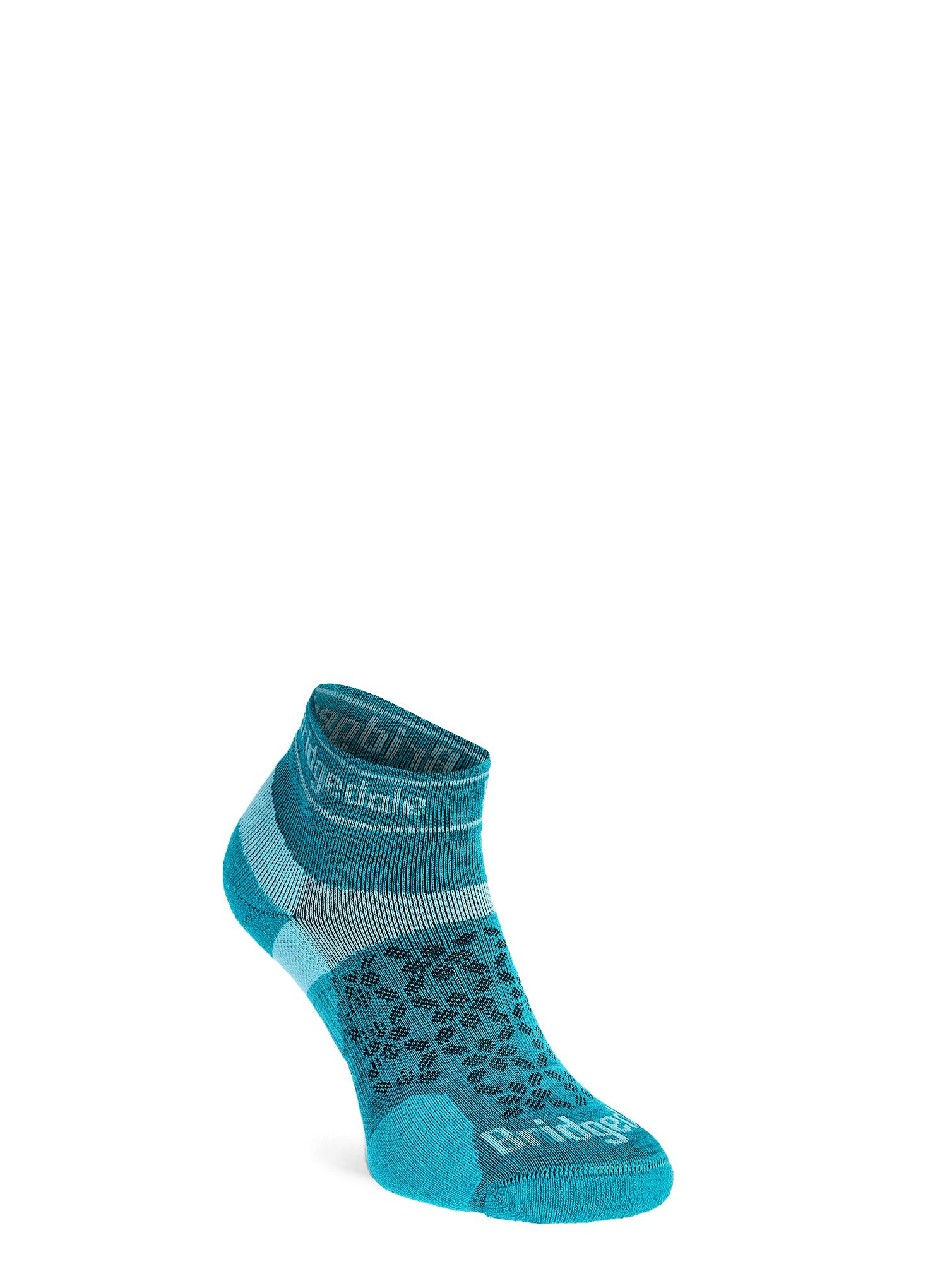 Moteriškos bėgimo kojinės Bridgedale Ultralight T2 Merino Sport Low - teal