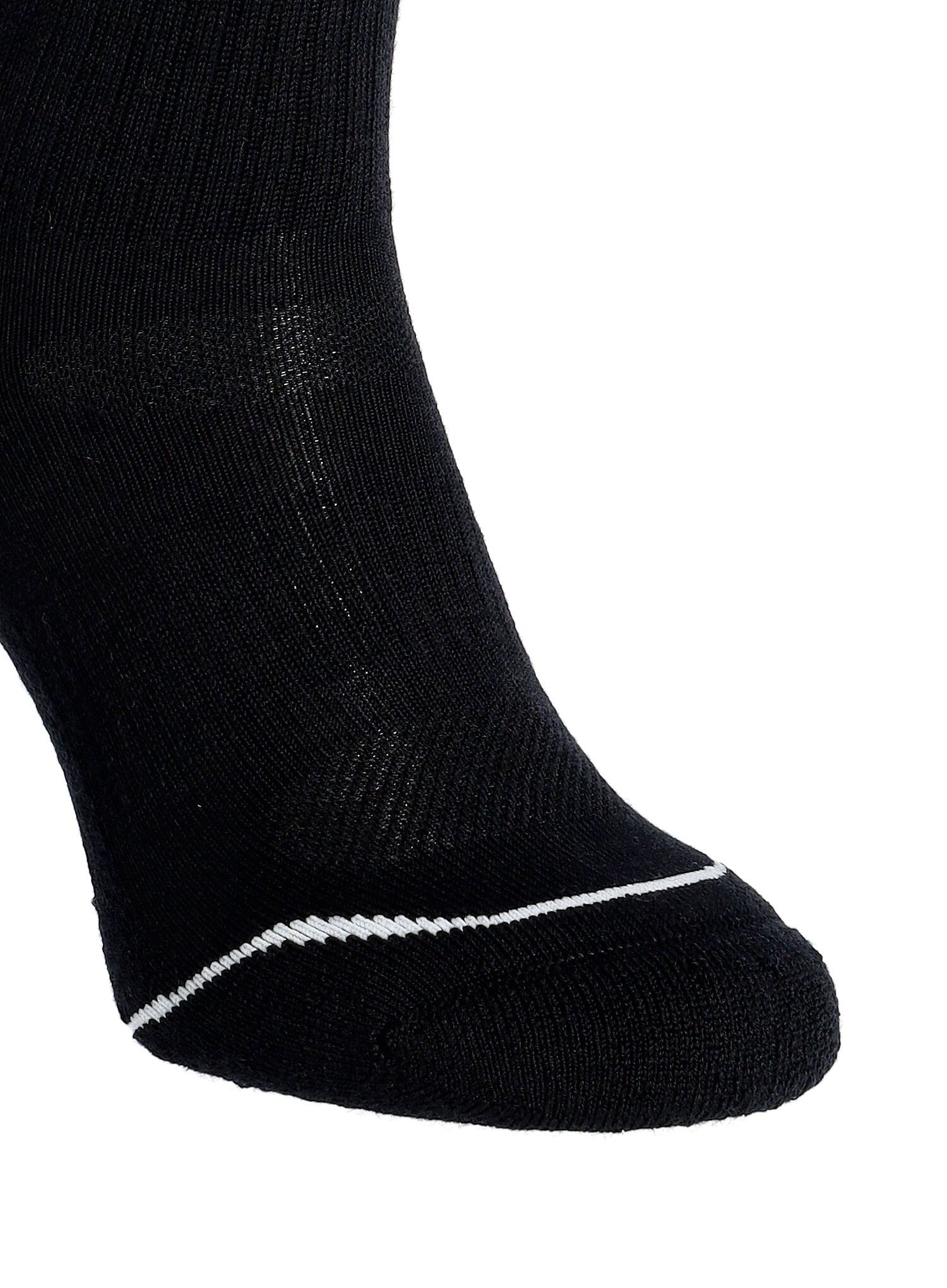 Žygio kojinės Mons Royale Signature Crew Sock - black/white