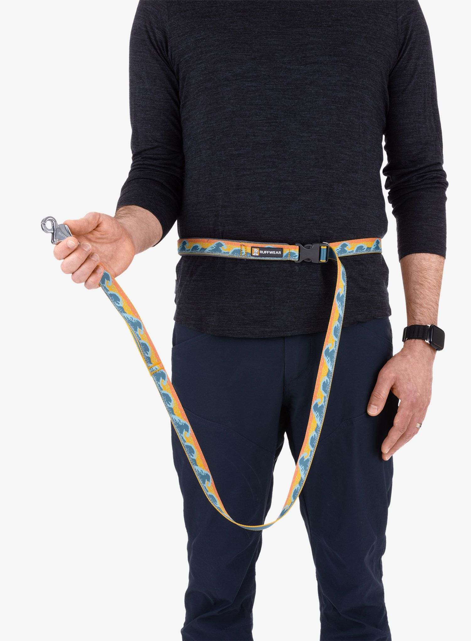 Pavadėliai šunims Ruffwear Crag Leash - rising wave