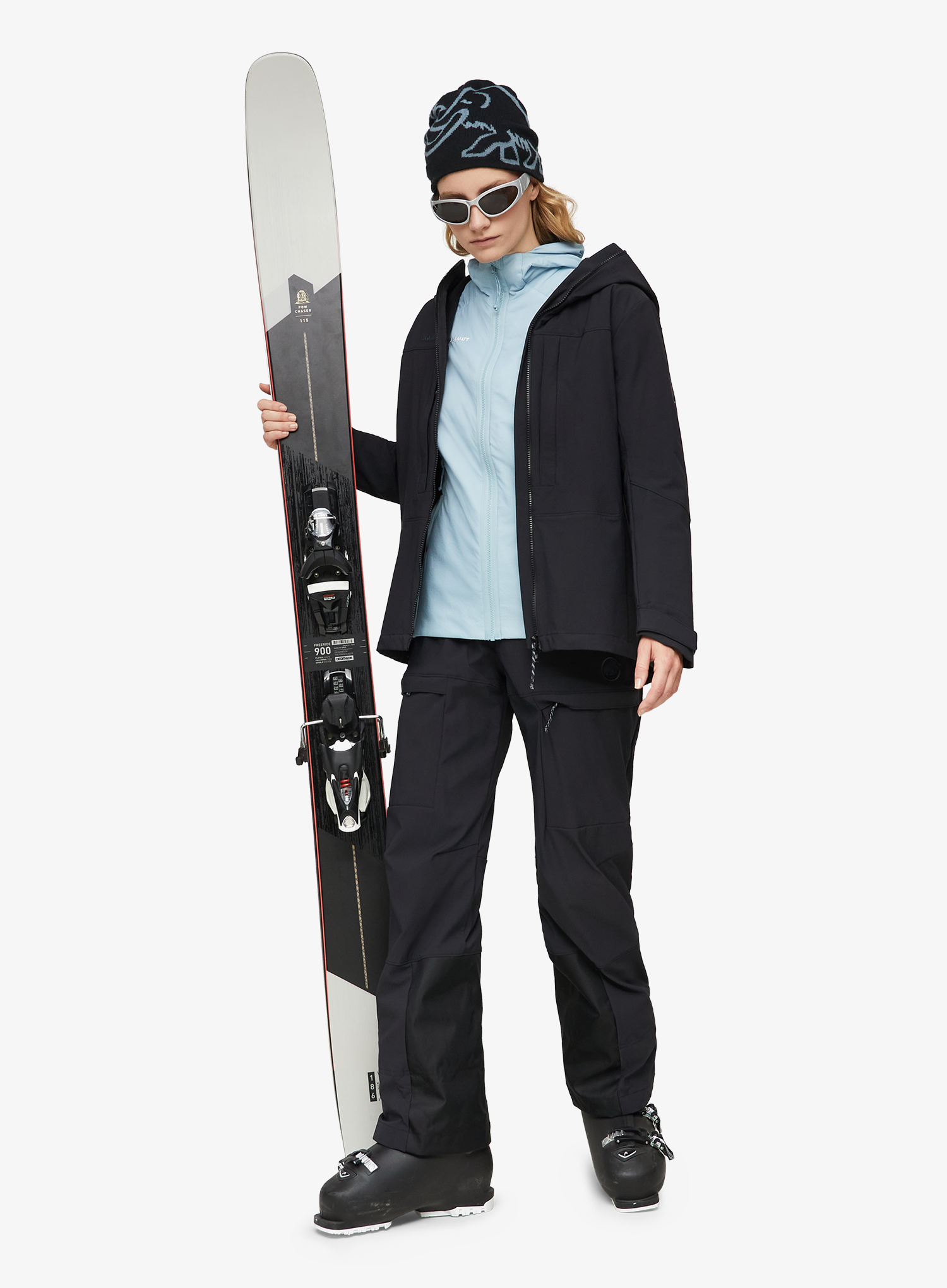 Moteriška softshell Mammut Skintrack SO Hooded Jacket - black