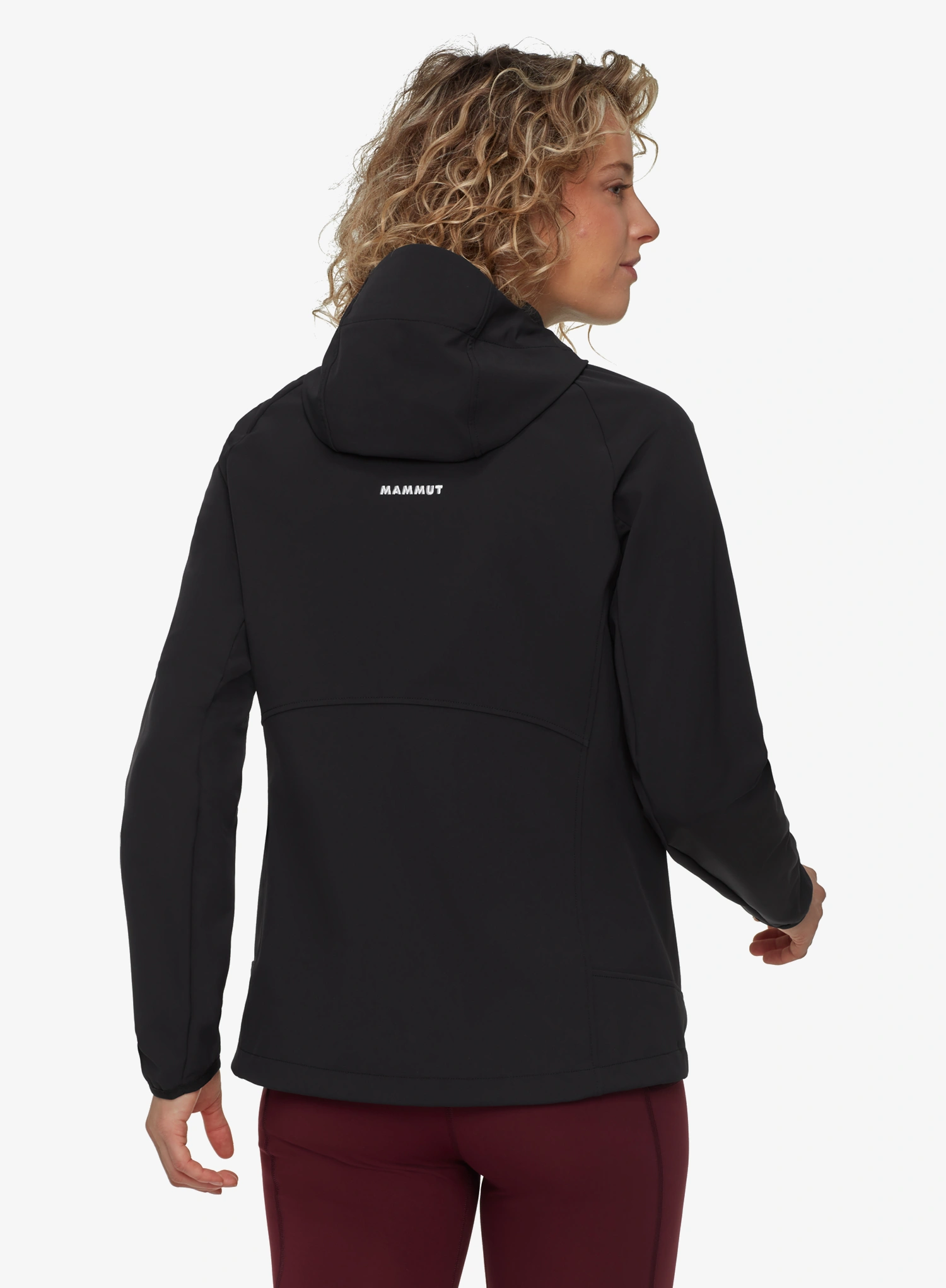 Moteriška softshell Mammut Ultimate Comfort SO Hooded Jacket - black