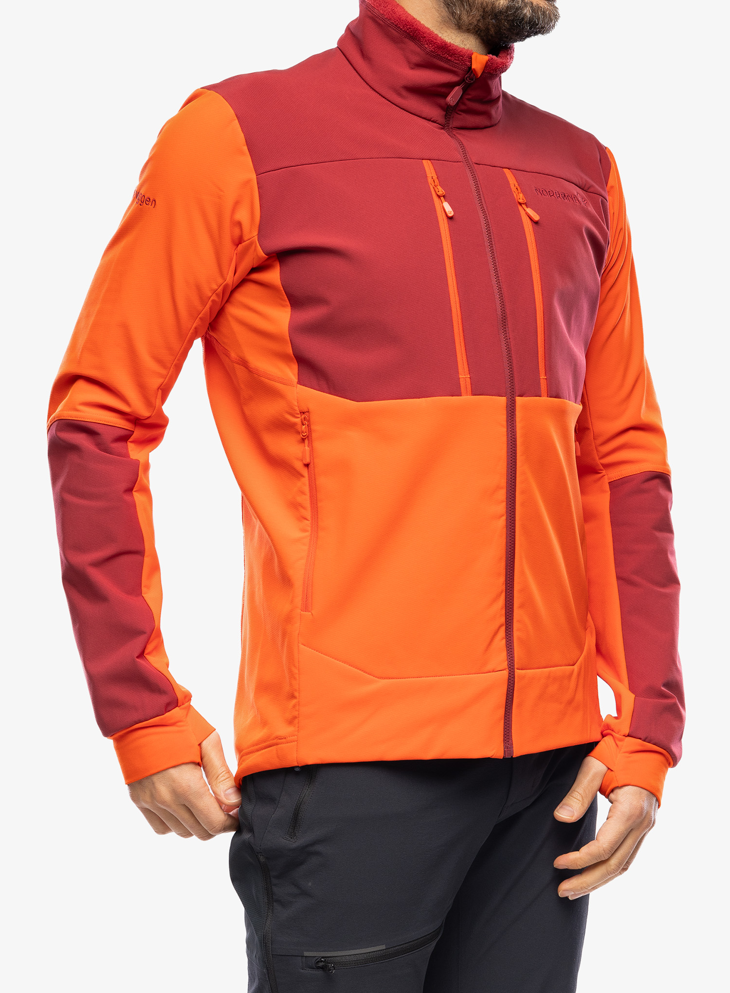 NorronaTrollveggenHiloflex200Jacket_arednalin_rhubarb_7042698502063a_35.webp