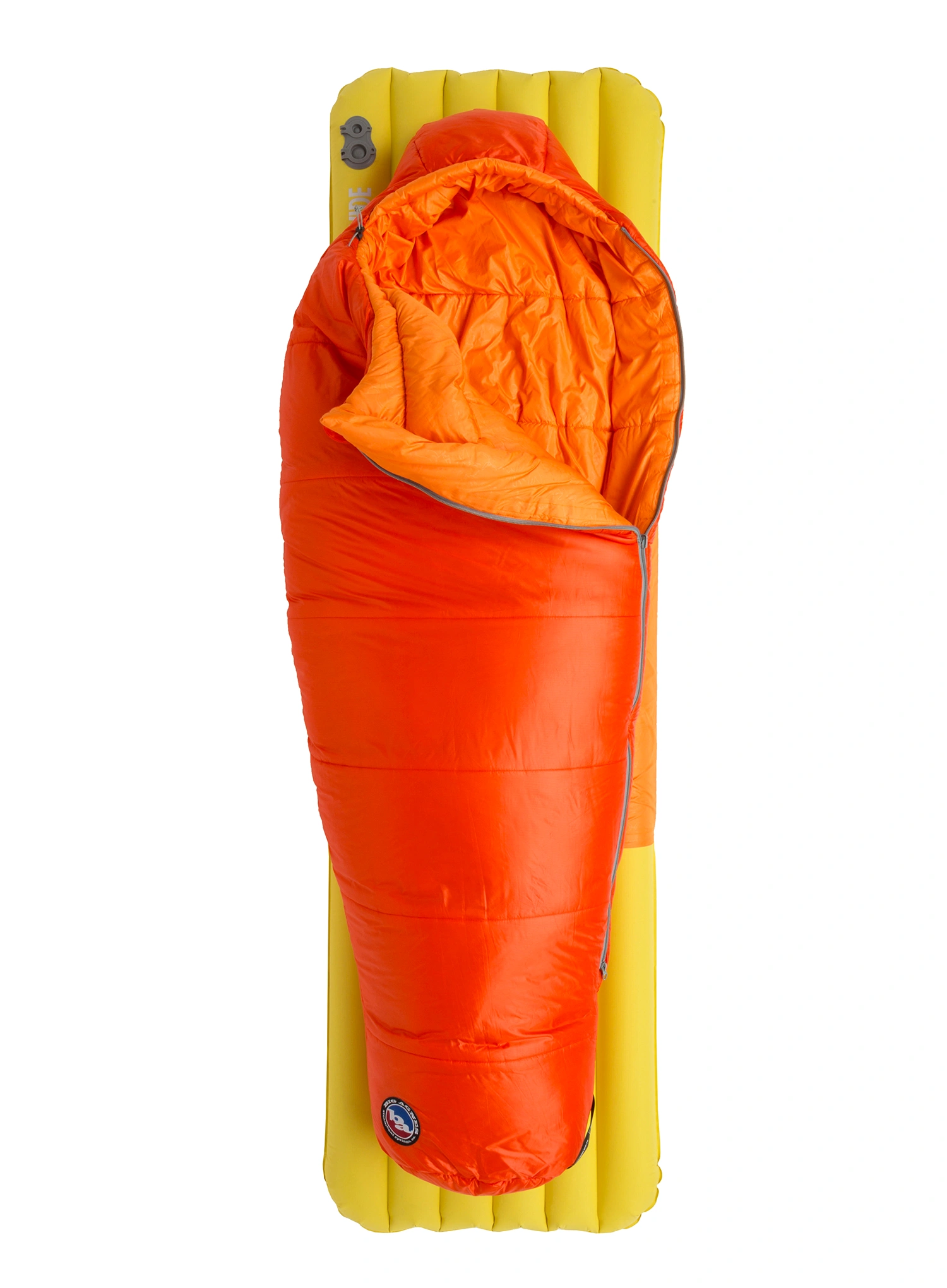 Vaikiškas miegmaišis Big Agnes Wolverine 20 (142 cm) - cherry tomato/tangelo