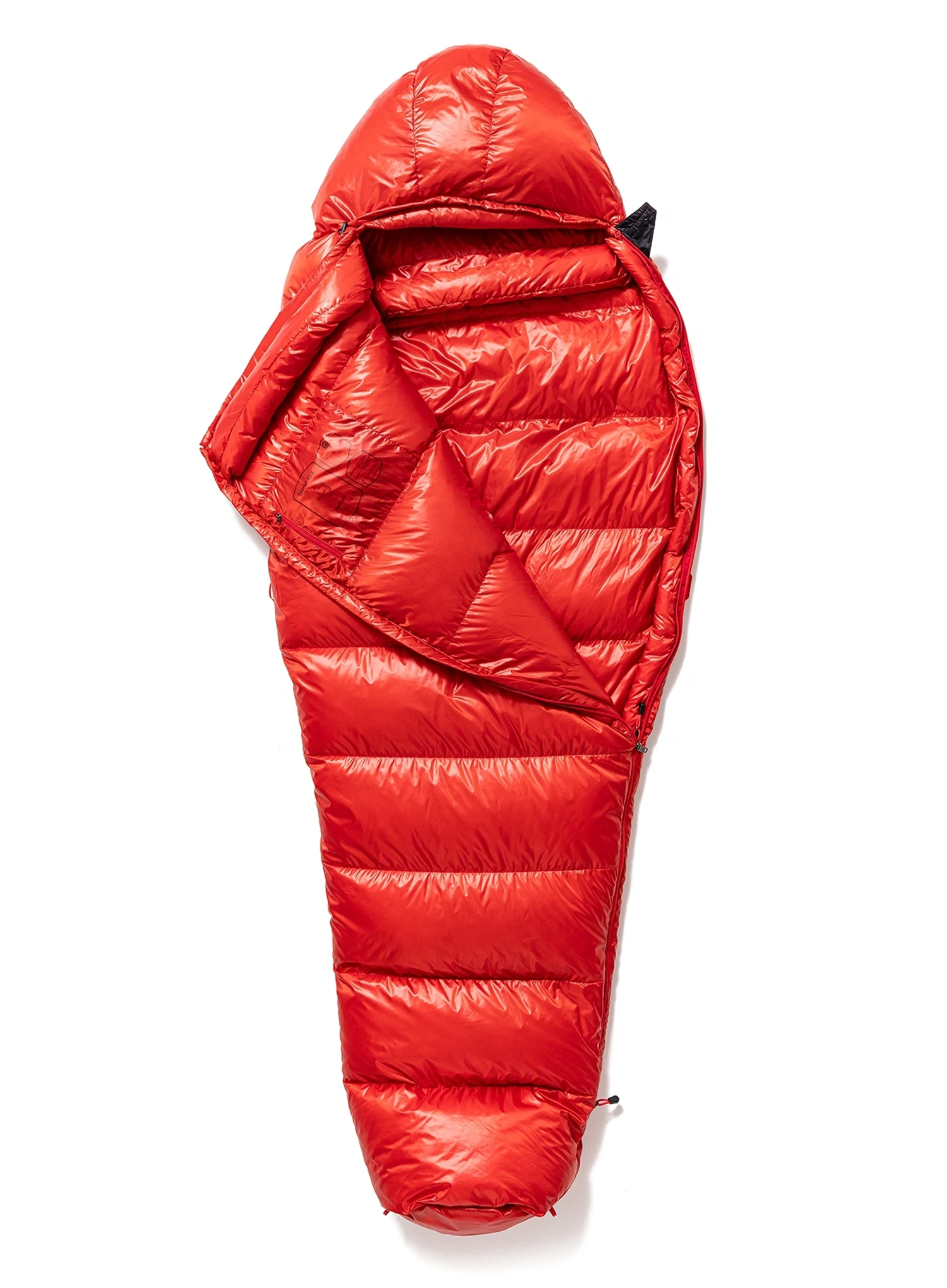 Pūkinis miegmaišis Małachowski Tourist 450 XL LZ (189-200 cm) - red
