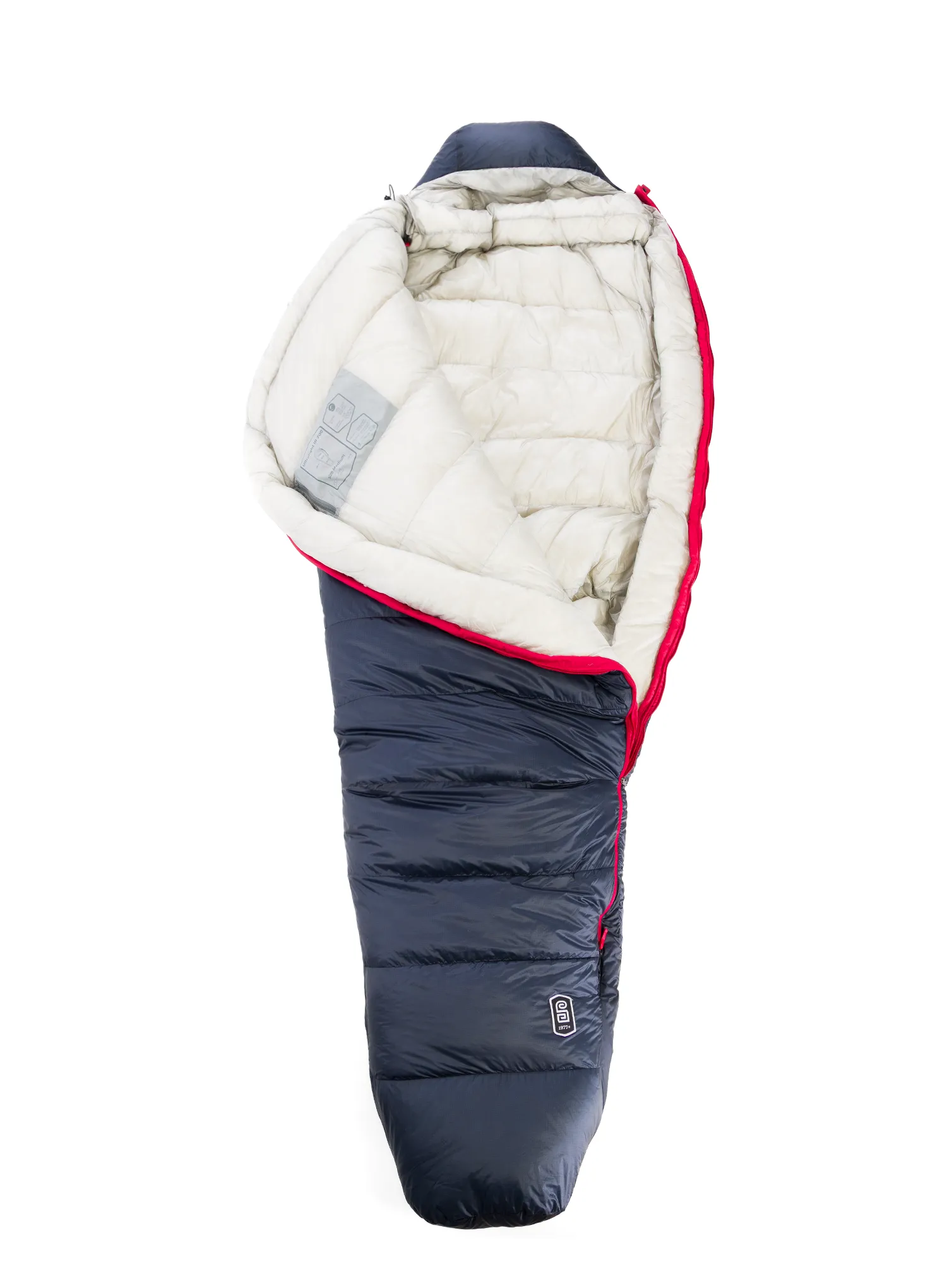 Pūkinis miegmaišis Małachowski Ultralight III 700 (176 cm) - dark blue