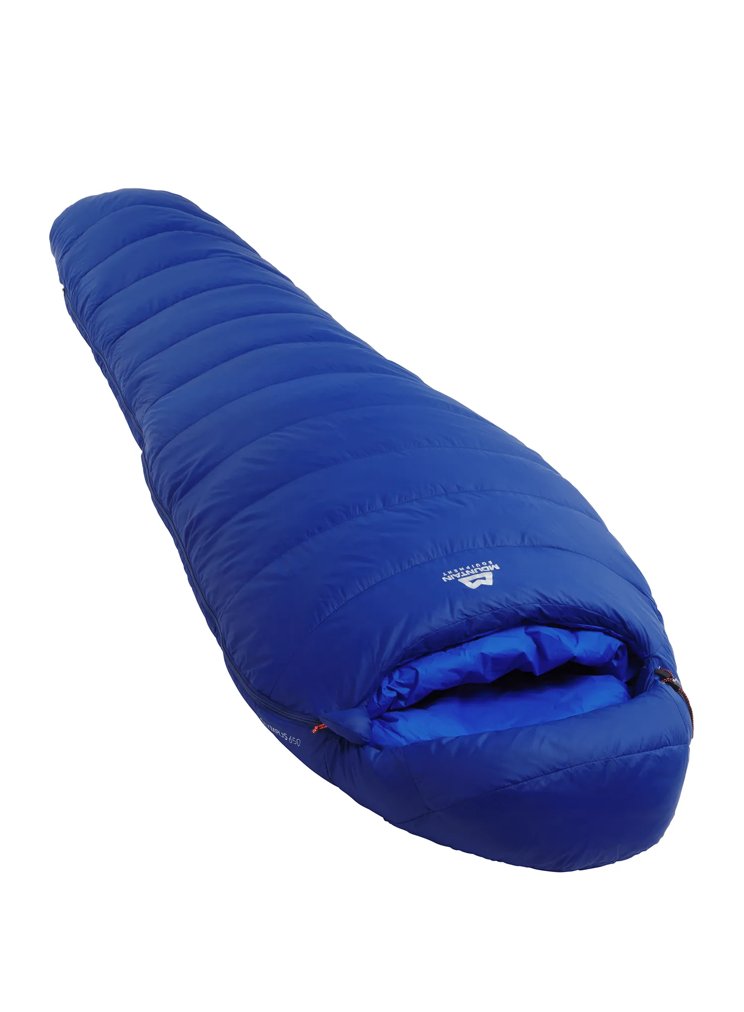 Pūkinis miegmaišis Mountain Equipment Olympus 650 Regular (182 cm) - admiral blue