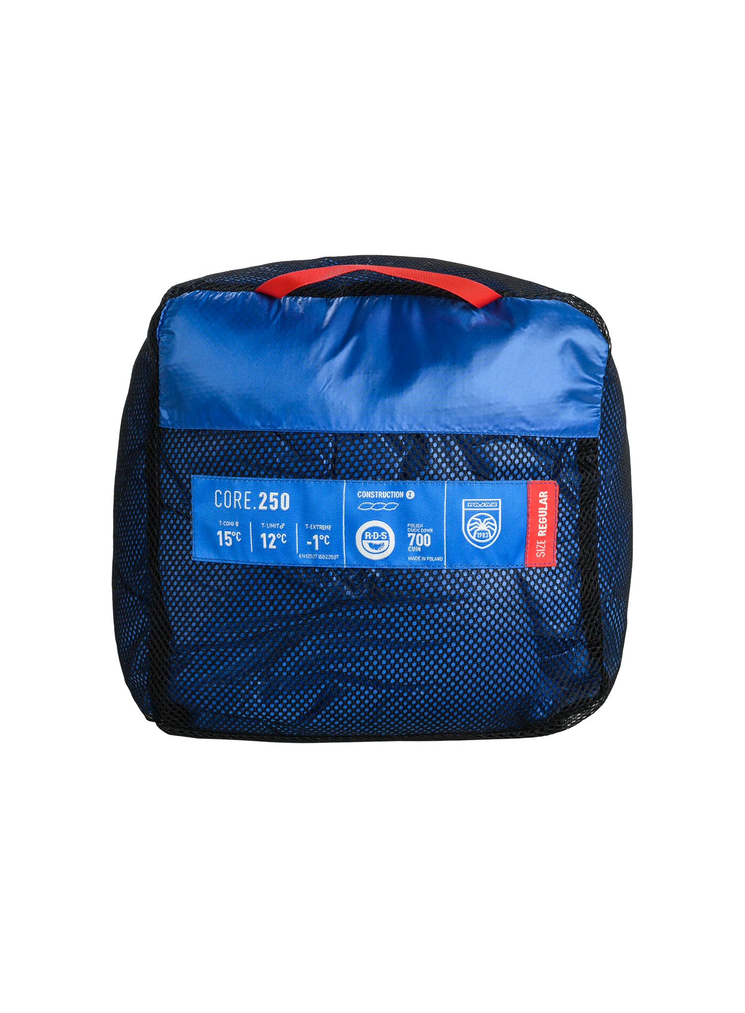Pūkinis miegmaišis Pajak Core 250 Sleeping Bag Duck (205 cm) - blue