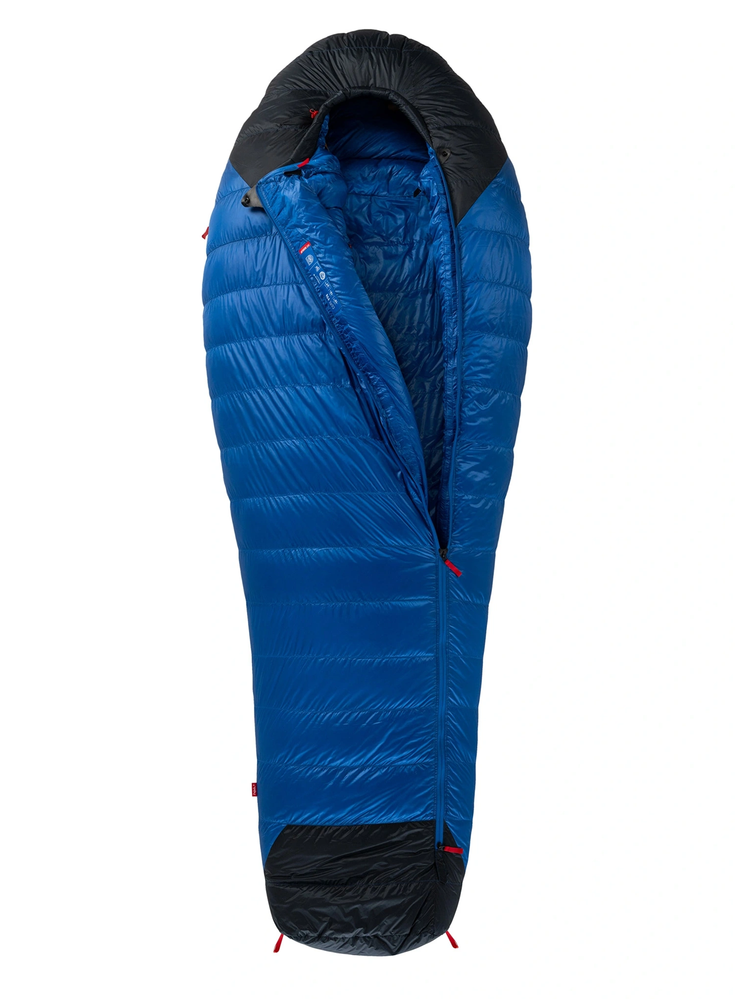Pūkinis miegmaišis Pajak Core 750 Sleeping Bag Duck Long (205 cm) - blue