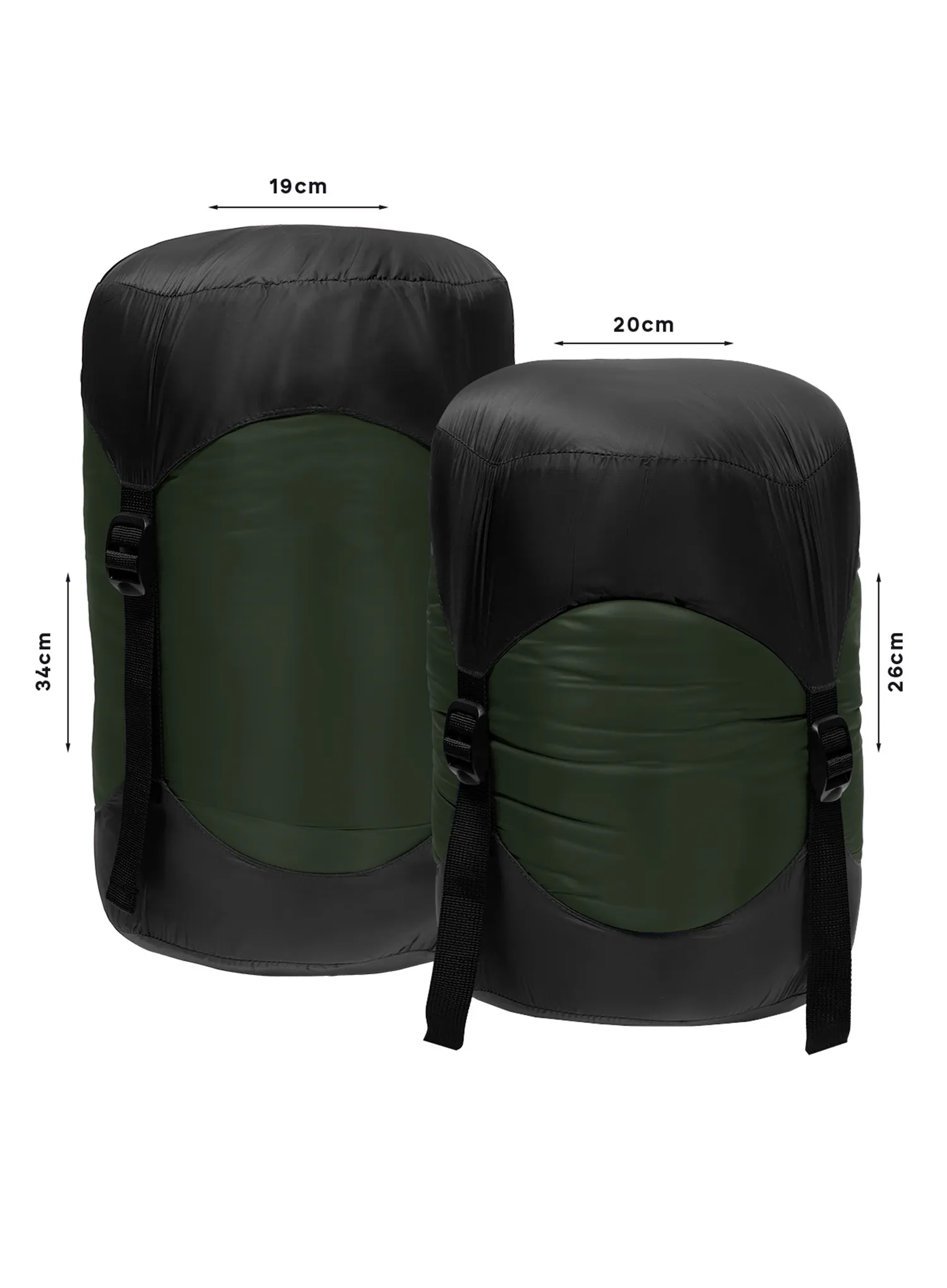 Sintetinis miegmaišis Alpinus Ultralight Pro 1000 - green