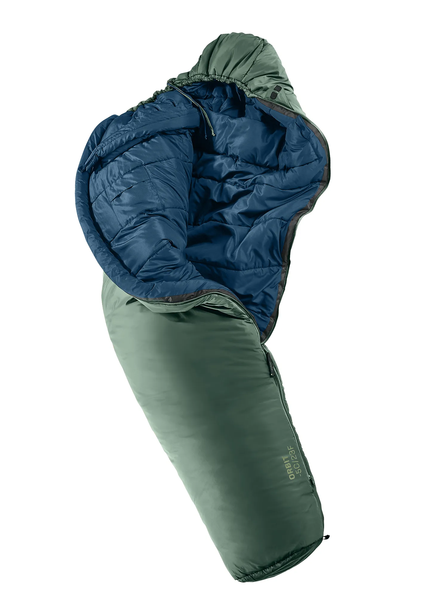 Sintetinis miegmaišis Deuter Orbit -5° REG (185 cm) - ivy/ink