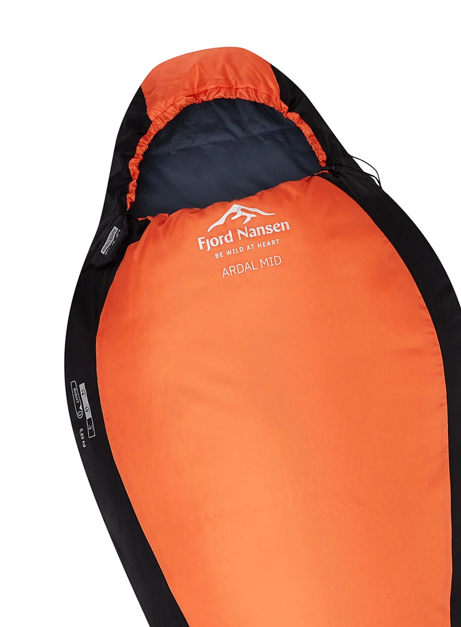 Sintetinis miegmaišis Fjord Nansen Ardal XL SBS (200 cm) - carnelian