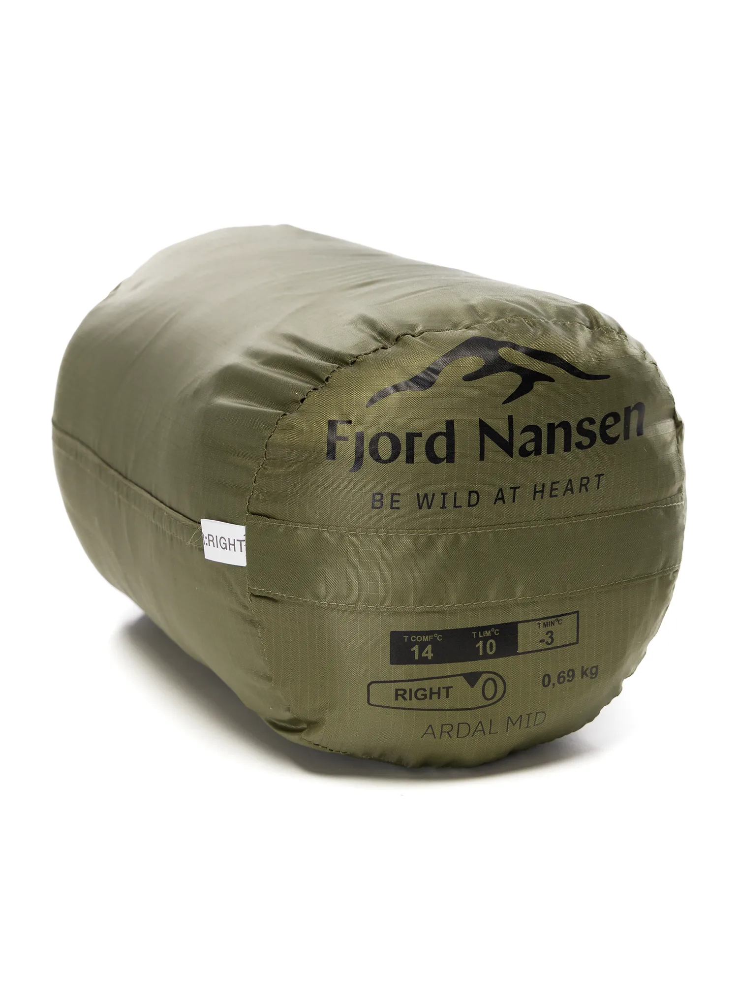 Miegmaišis Fjord Nansen Ardal Mid SBS (178 cm) - olive drab