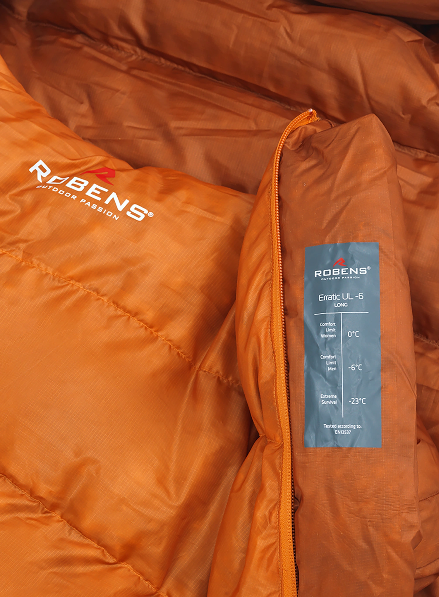 Miegmaišis Robens Scoria UL -6C Regular (180 cm) - orange