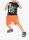Šortai berniukams The North Face Amphibious Class V Short - orange phantom