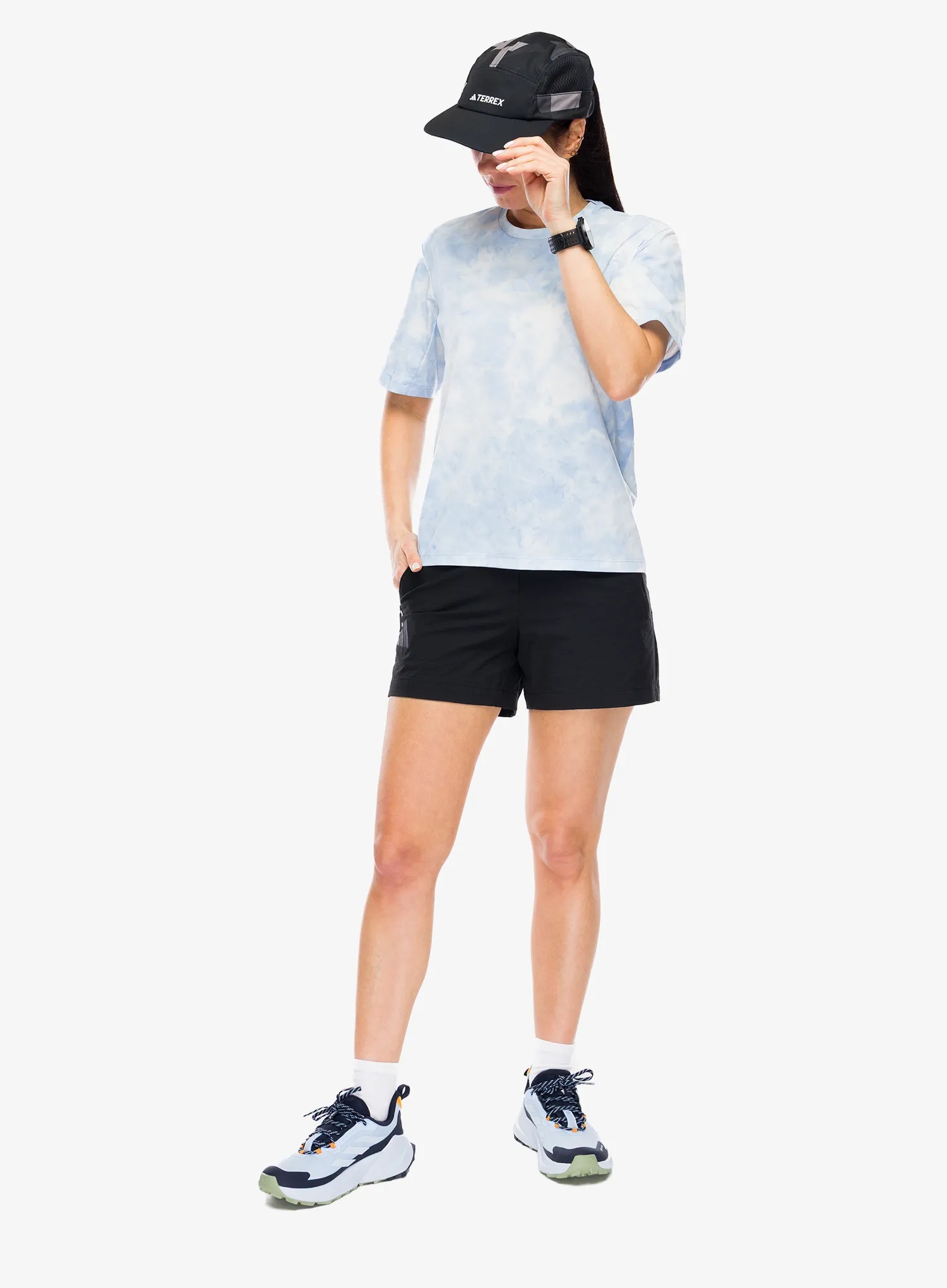 Moteriški šortai adidas TERREX Xperior Clima 365 Mid Shorts - black