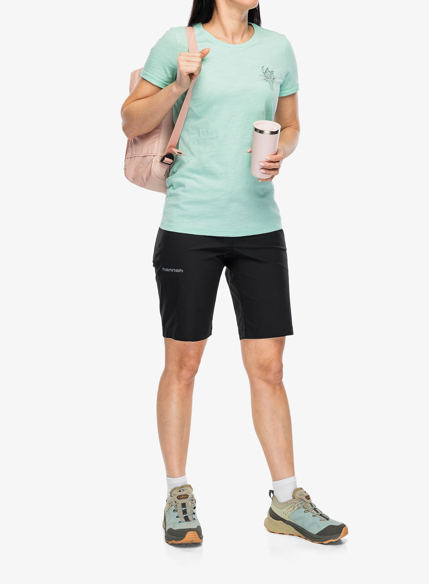 Moteriški šortai Hannah Atta Shorts - anthracite