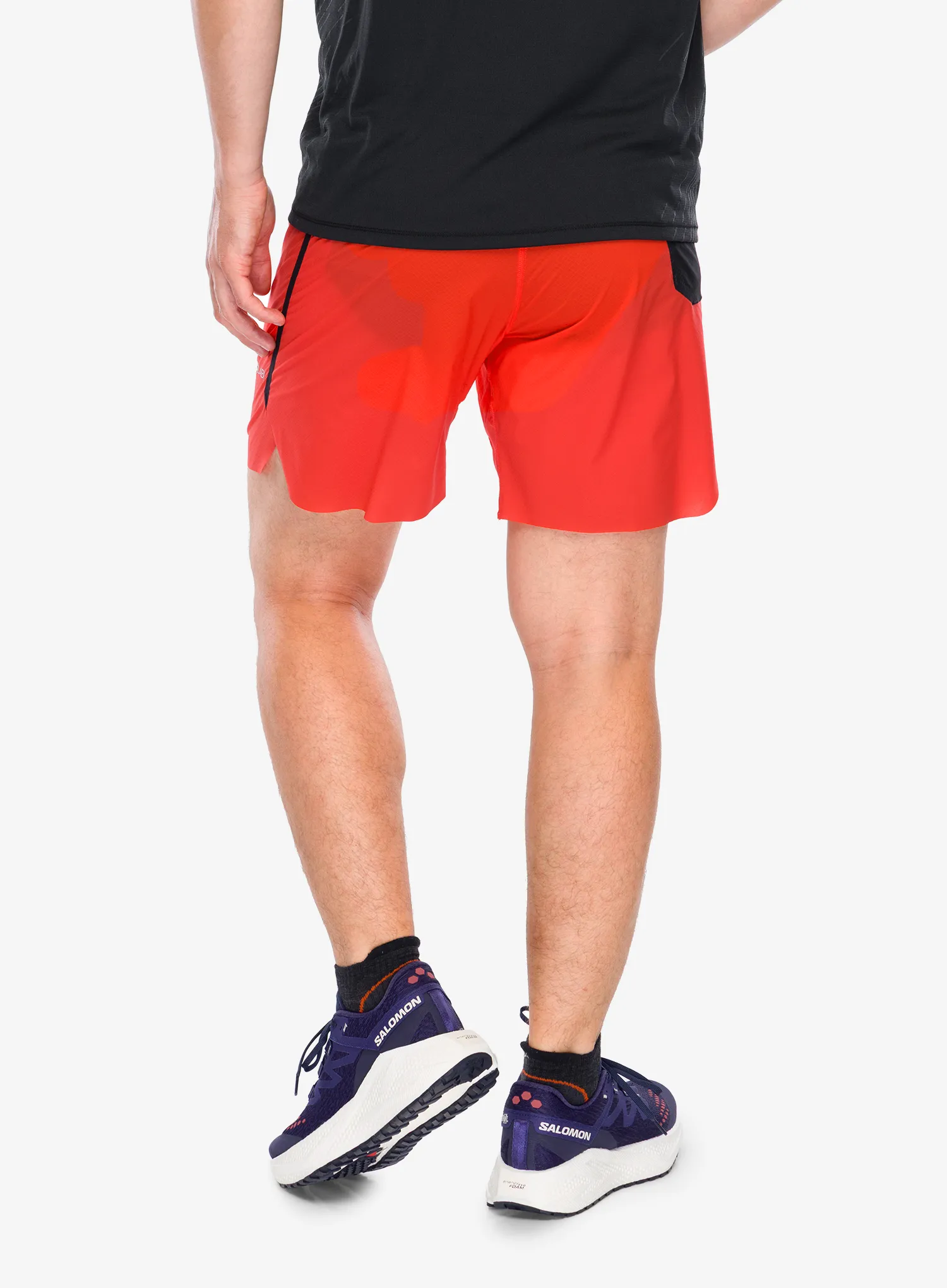 Vyriški šortai bėgimui 2in1 Salomon S/Lab Speed Spl 7 Shorts - fiery red