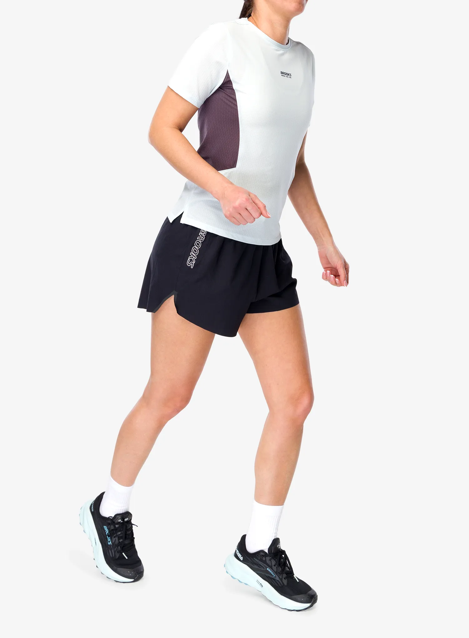 Bėgimo šortai moterims Brooks Cascadia Short - black