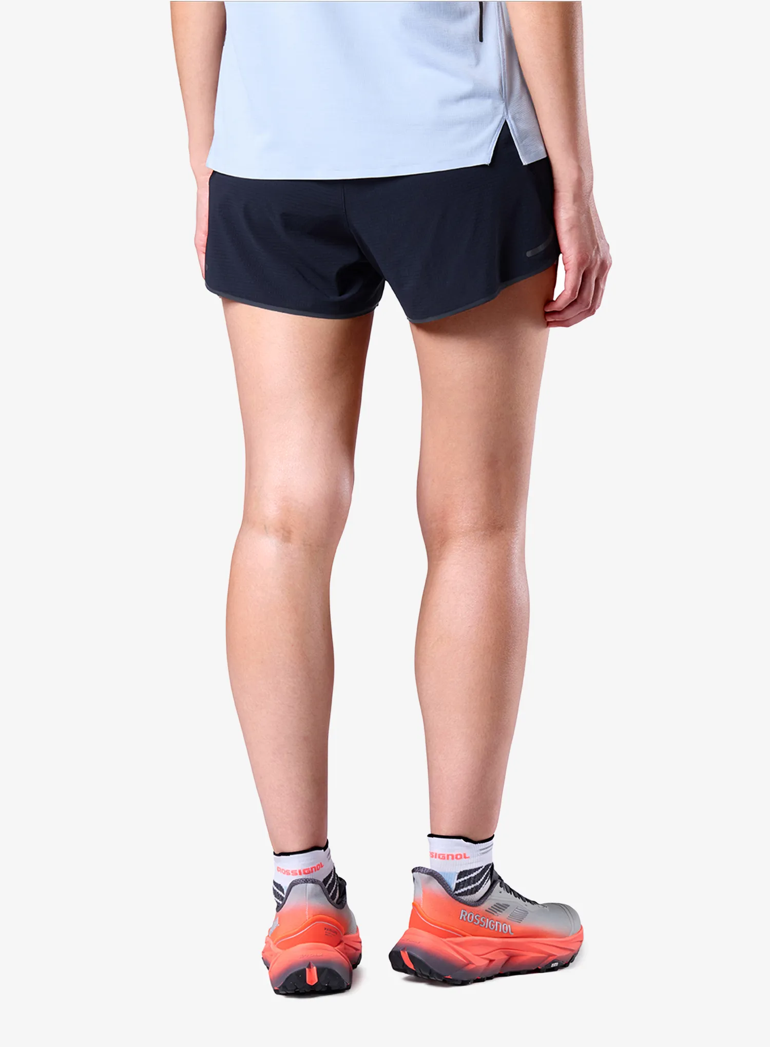 Bėgimo šortai moterims Rossignol Sapa 2in1 Short 5in - black