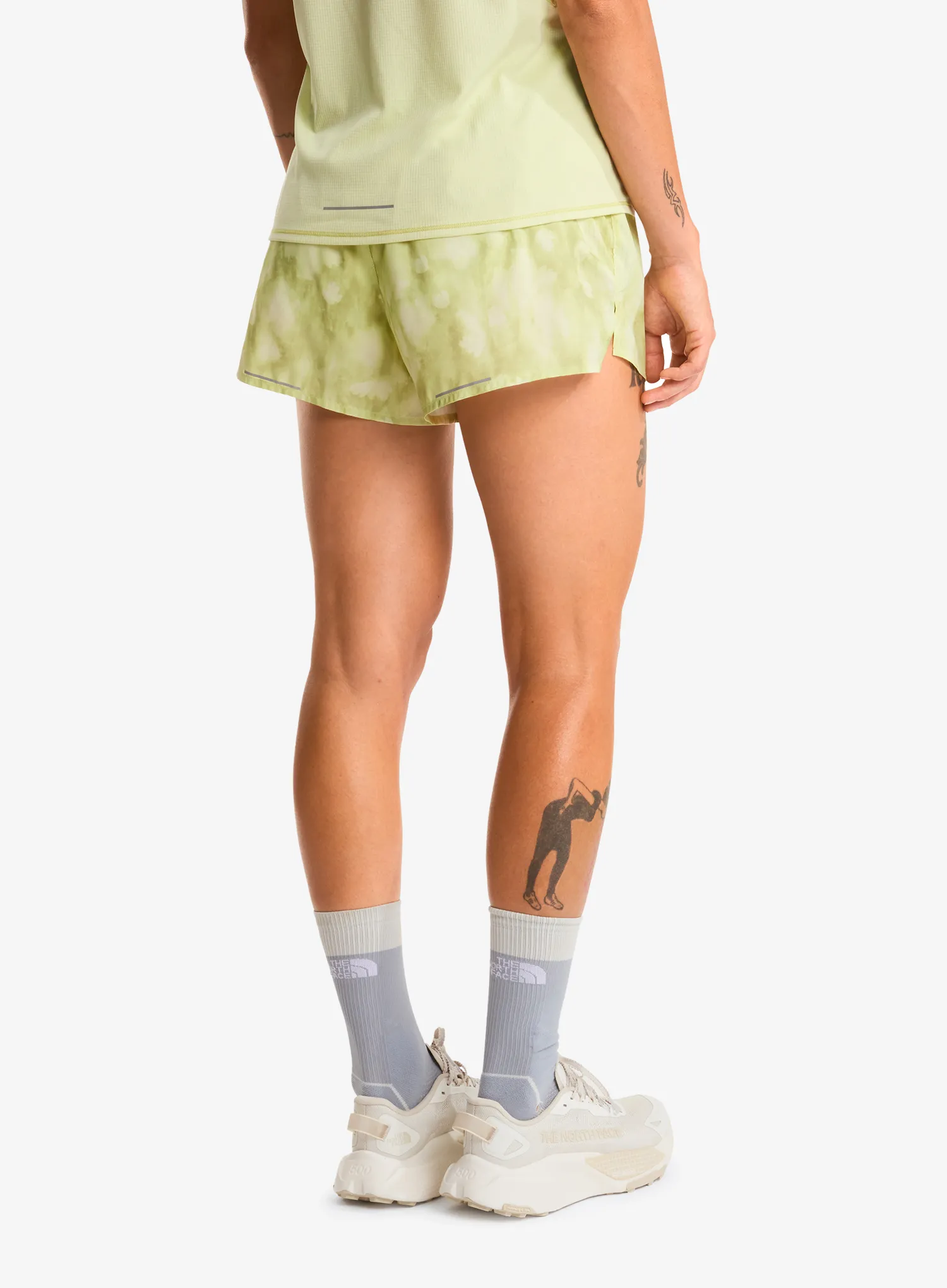 Bėgimo šortai moterims The North Face Sunriser Short 3in - lemon mist