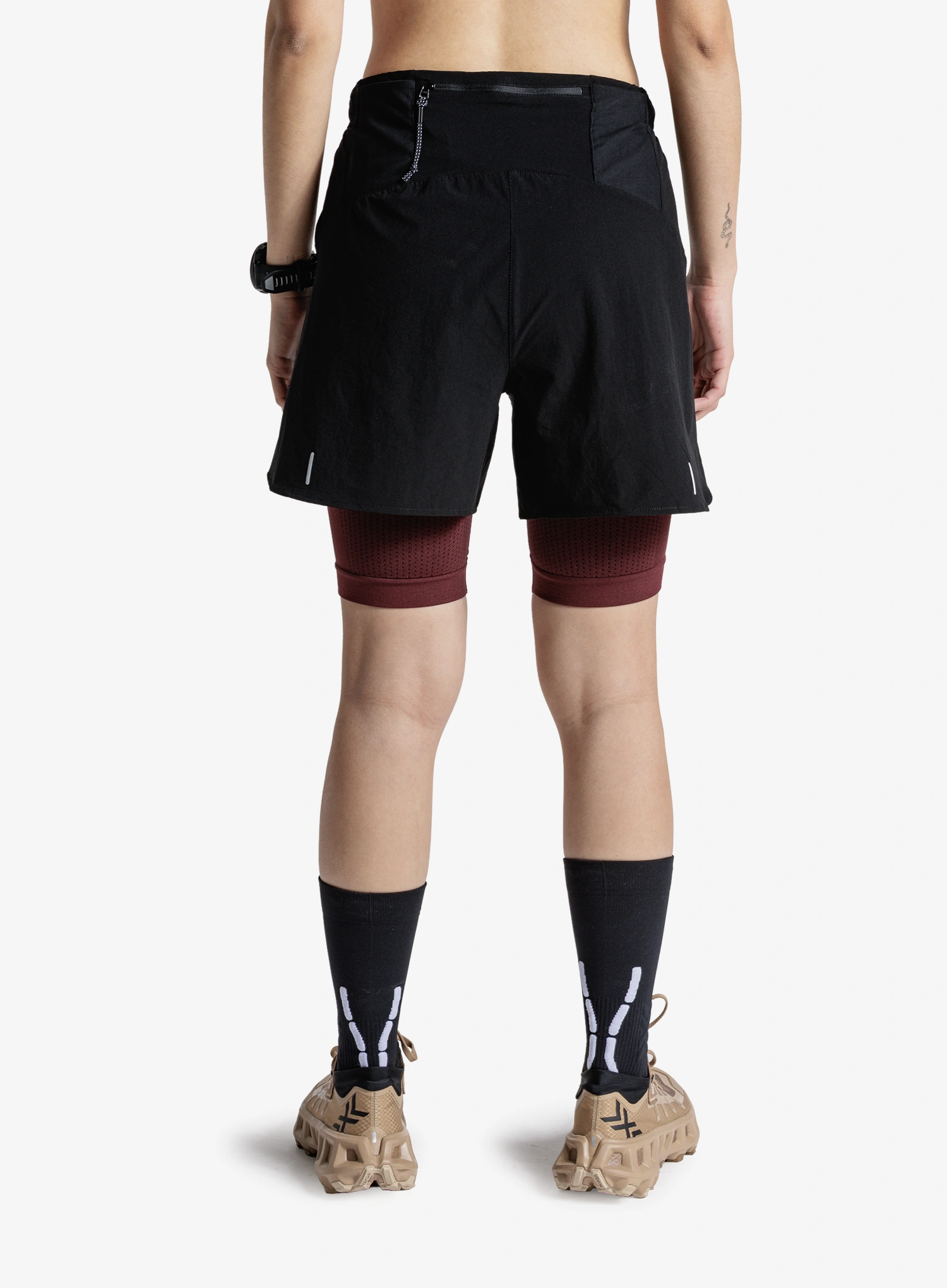 Bėgimo šortai moterims X-Bionic Corefusion Run Perform Shorts - x black/black