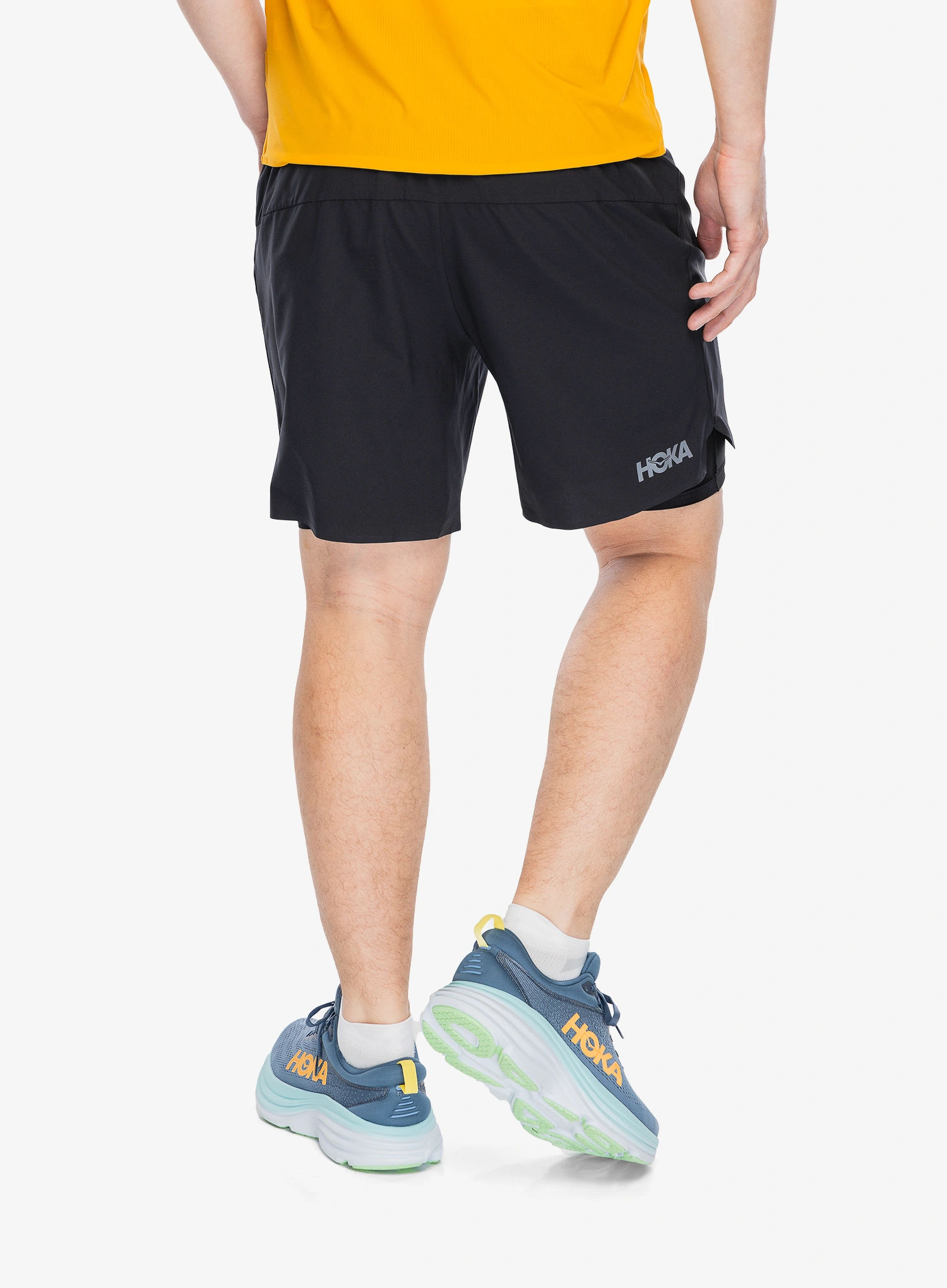 Bėgimo šortai Hoka Skyglide Short - black