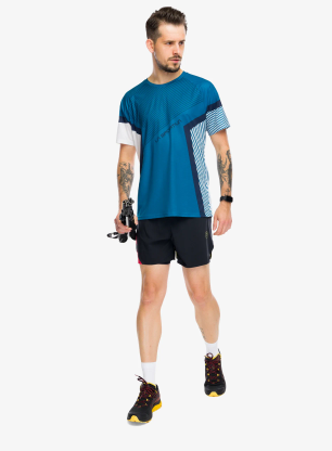 Bėgimo šortai La Sportiva Flow 5in Short - black/yellow