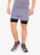 Bėgimo šortai Salomon Sense 2in1 Shorts - blue granite
