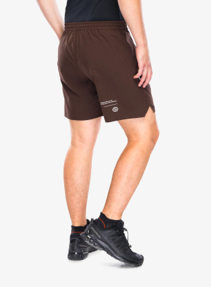 Bėgimo šortai Salomon Shakeout 7 Shorts No L GFX - coffee bean