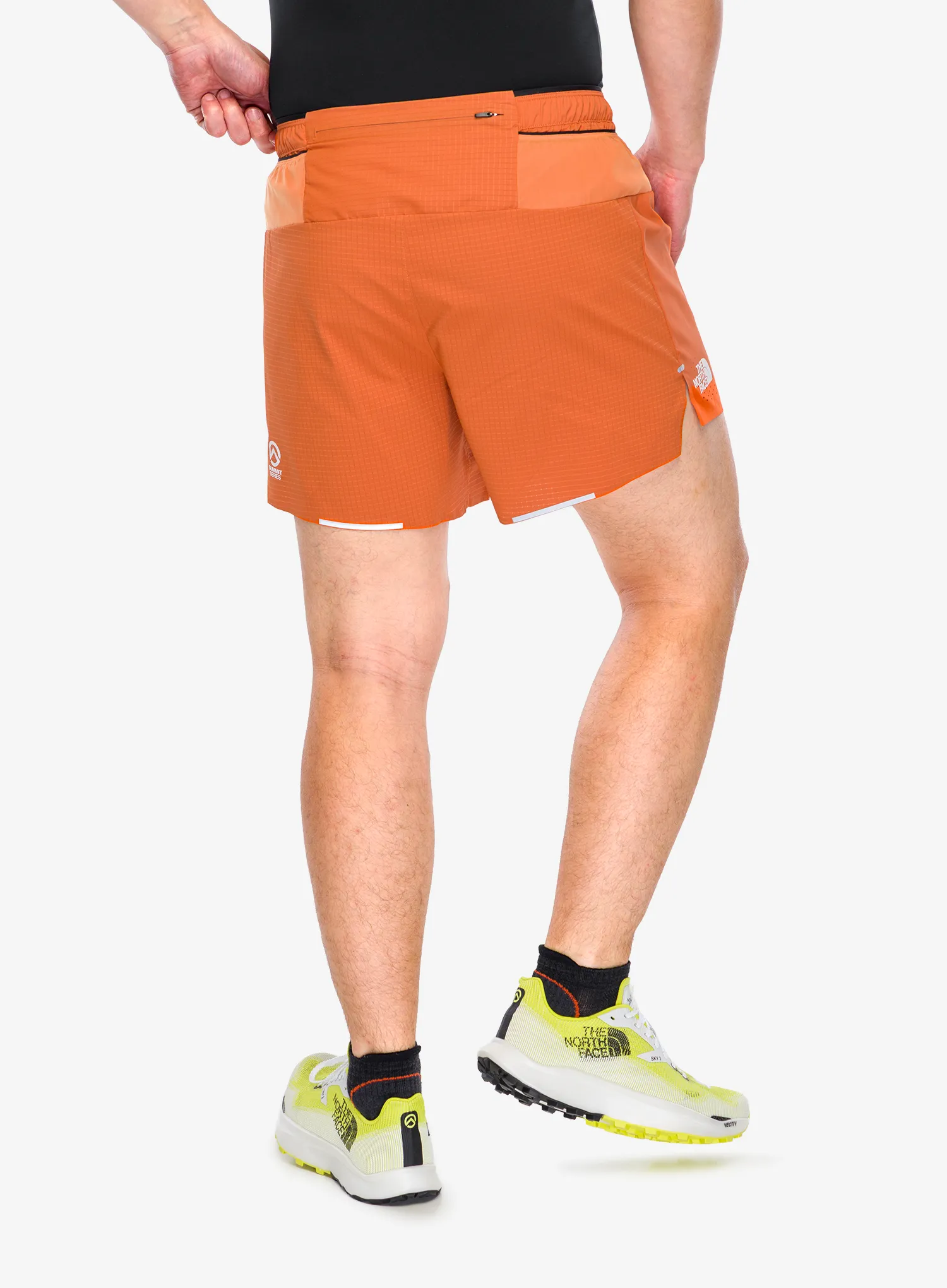 Bėgimo šortai The North Face Summit Pacesetter 5in Short - iron bronze/digital orange