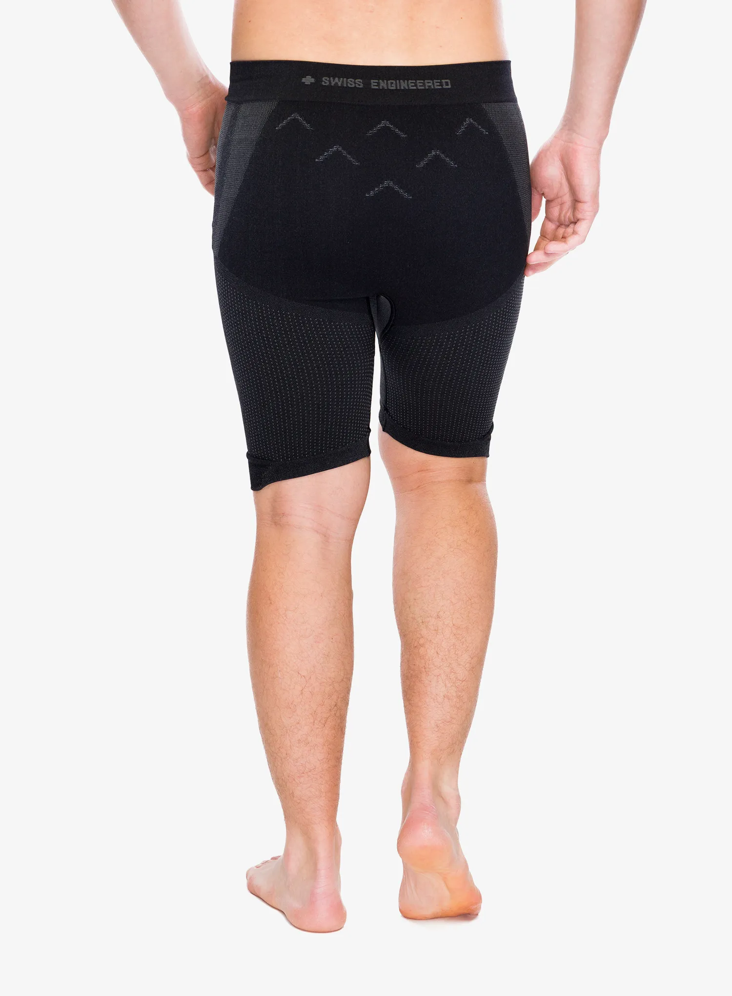 Bėgimo šortai X-bionic Xceed Run Short Tights - x black/rhino grey