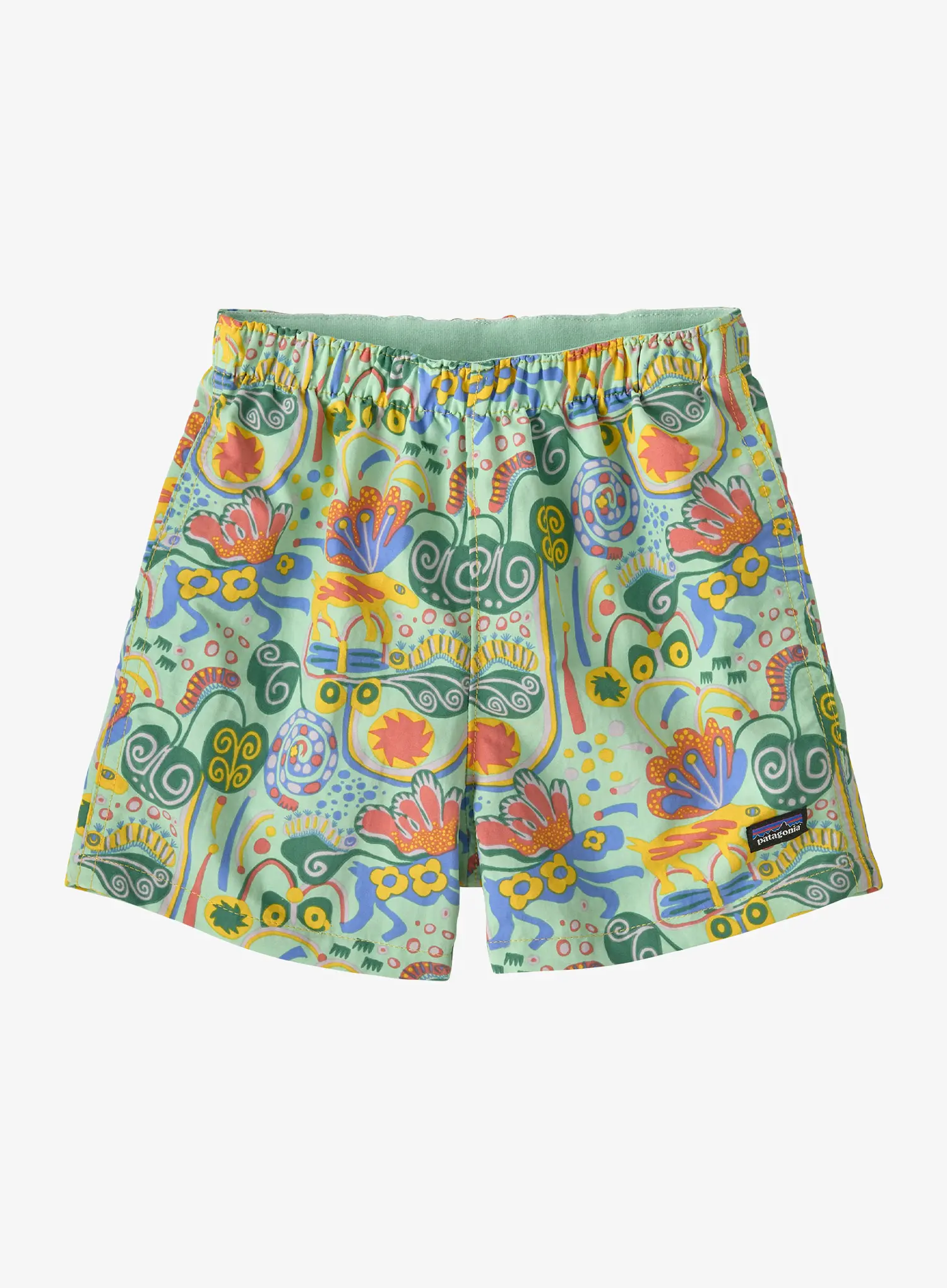 Vaikiški šortai Patagonia Baby Baggies Shorts - meadow moose/rinsed green