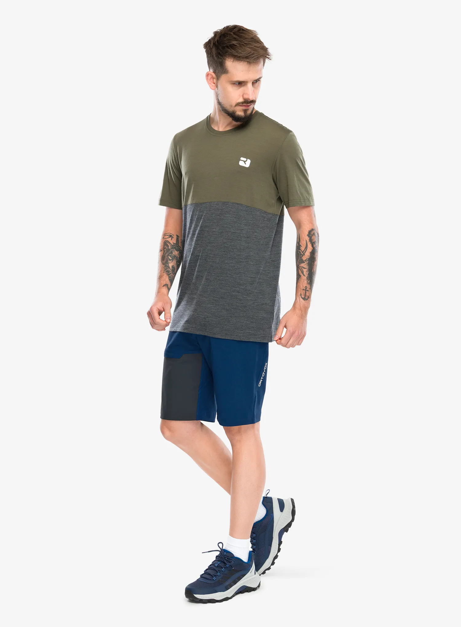 Vyriški šortai Ortovox Brenta Shorts - deep ocean