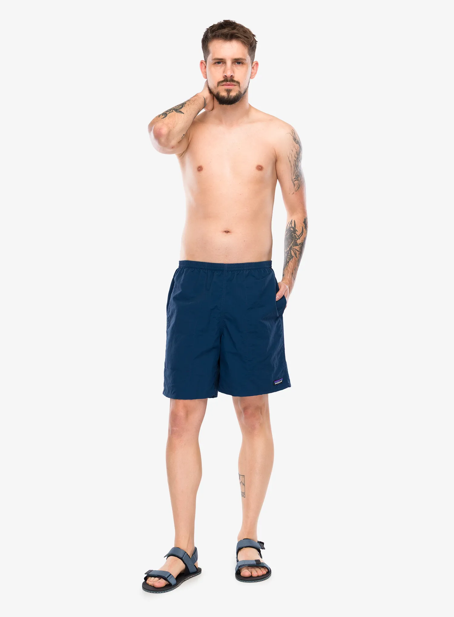 Vyriški šortai Patagonia Baggies Longs 7 - tidepool blue w/tidepool blue