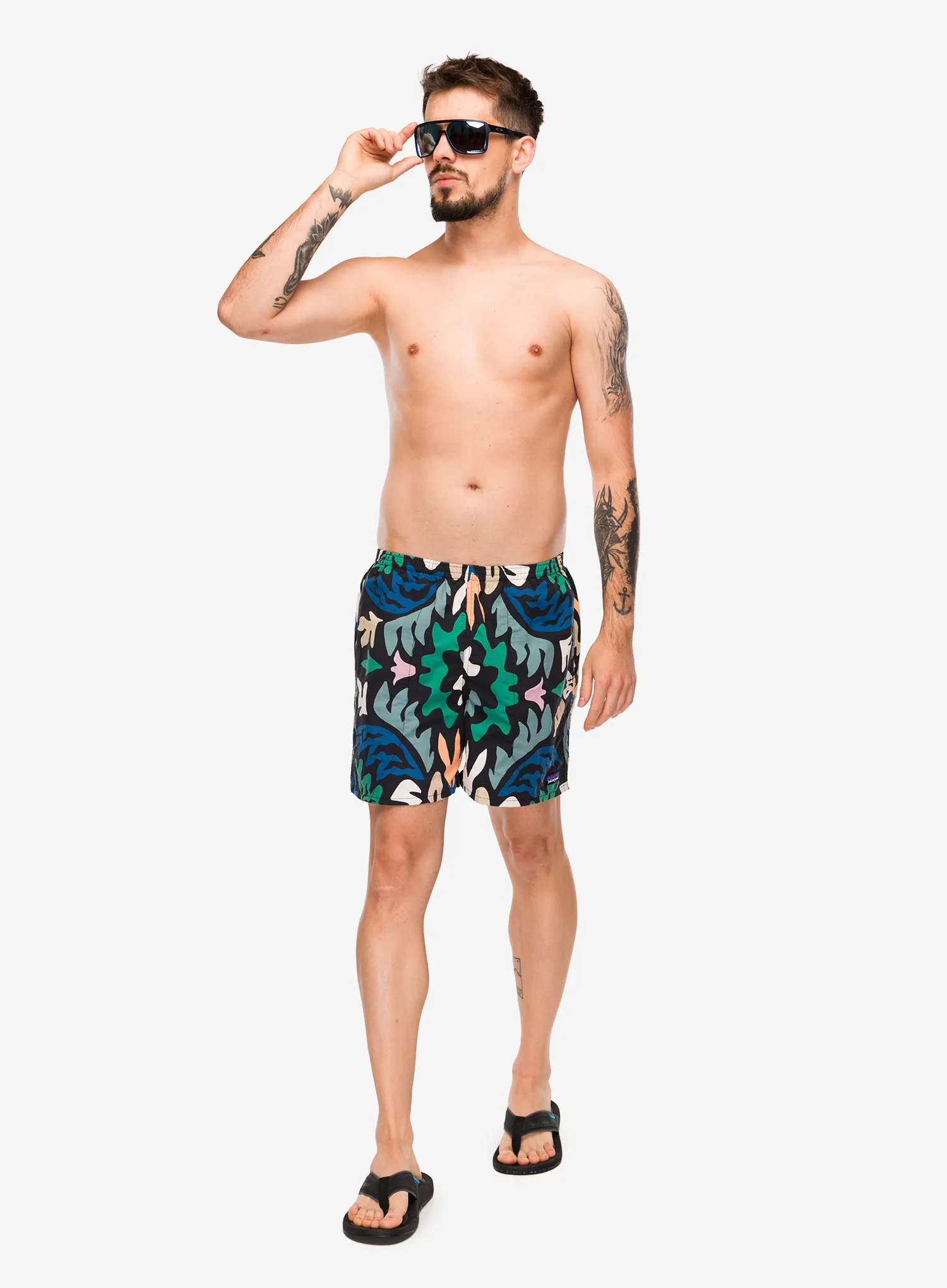 Vyriški šortai Patagonia Baggies Shorts 5 - kaleido/black