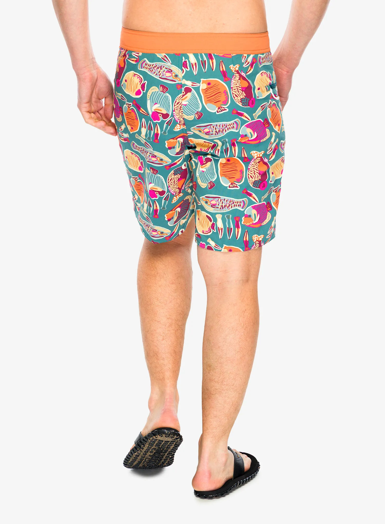 Vyriški šortai Patagonia Wavefarer Boardshorts 19 in - wrasse/wetland blue