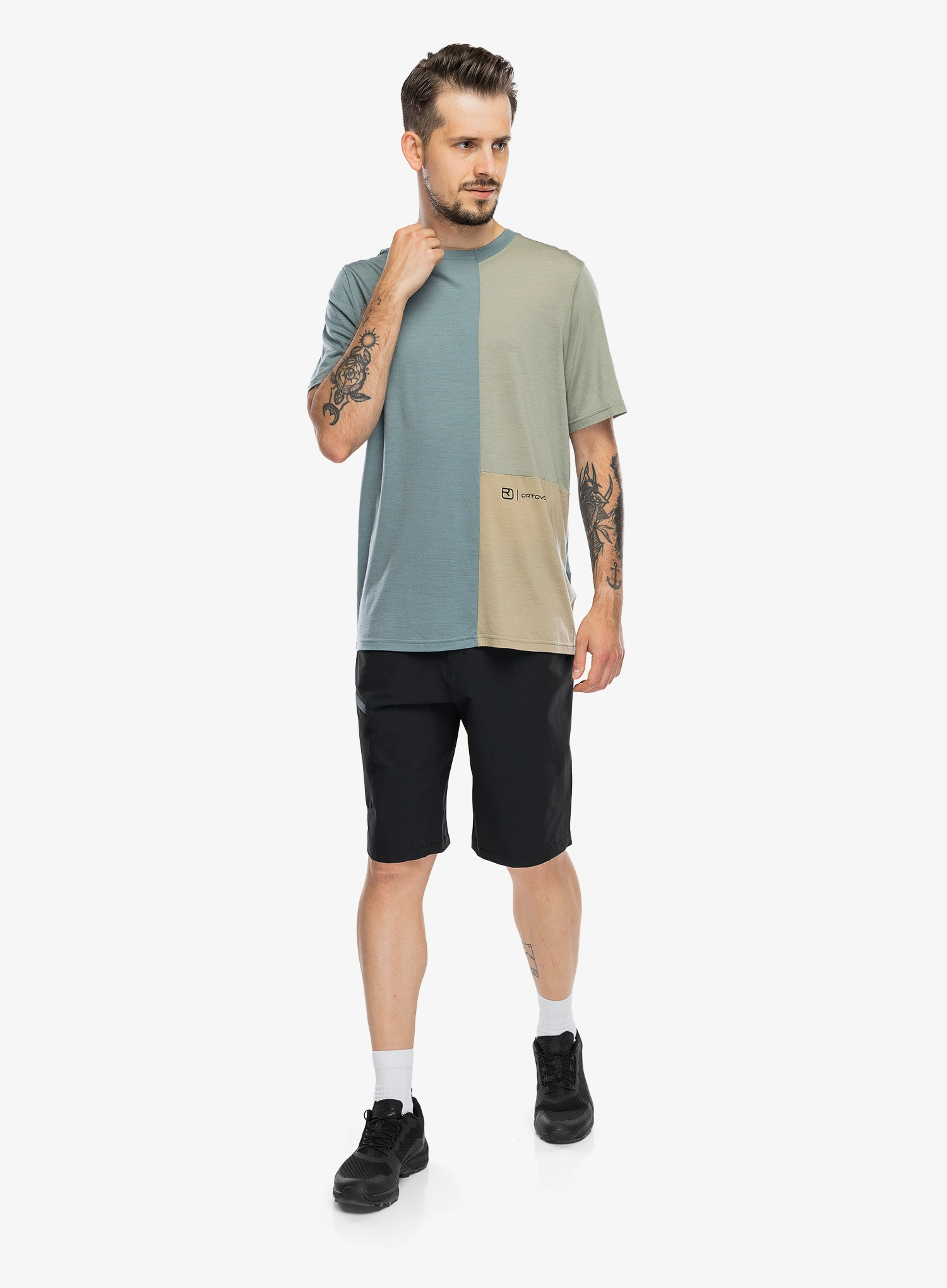 Šortai Ortovox Pelmo Shorts - black raven