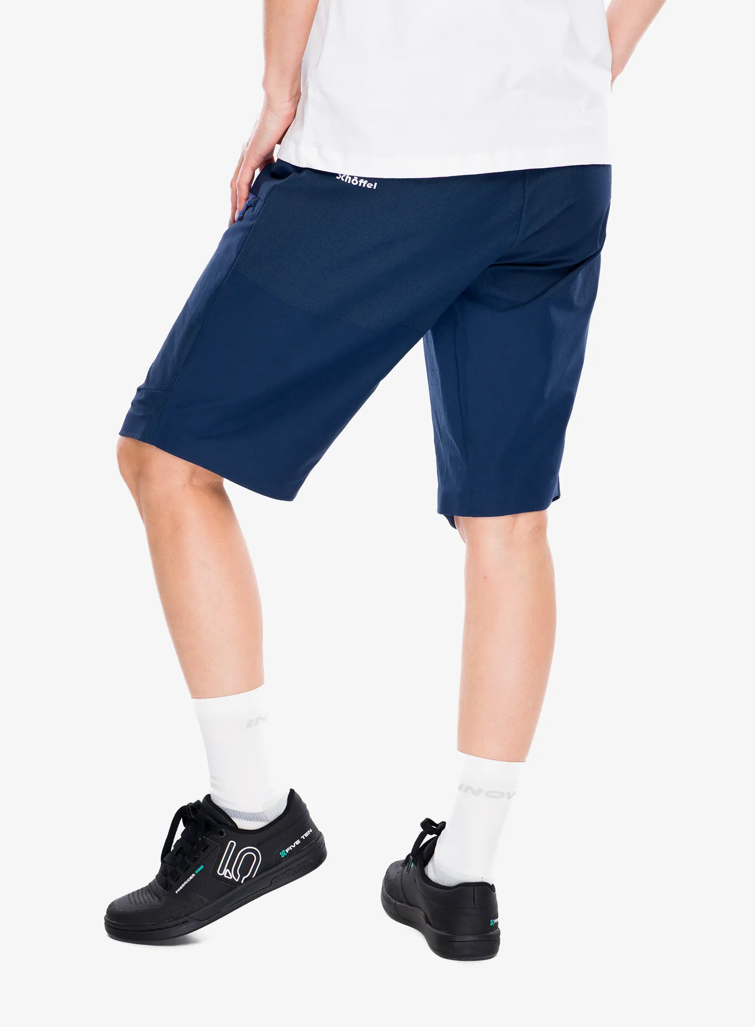Dviratininko šortai moterims Schoffel Shorts Steep Trail L - dress blue