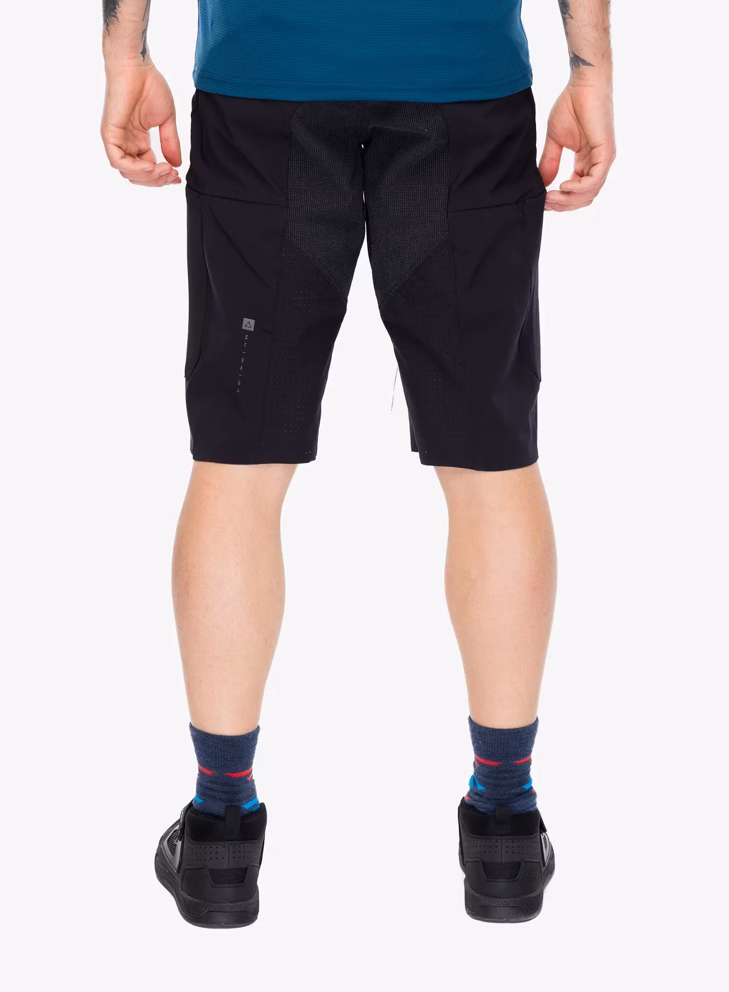 Dviratininko šortai Leatt Shorts MTB Gravity 4.0 - ghost black