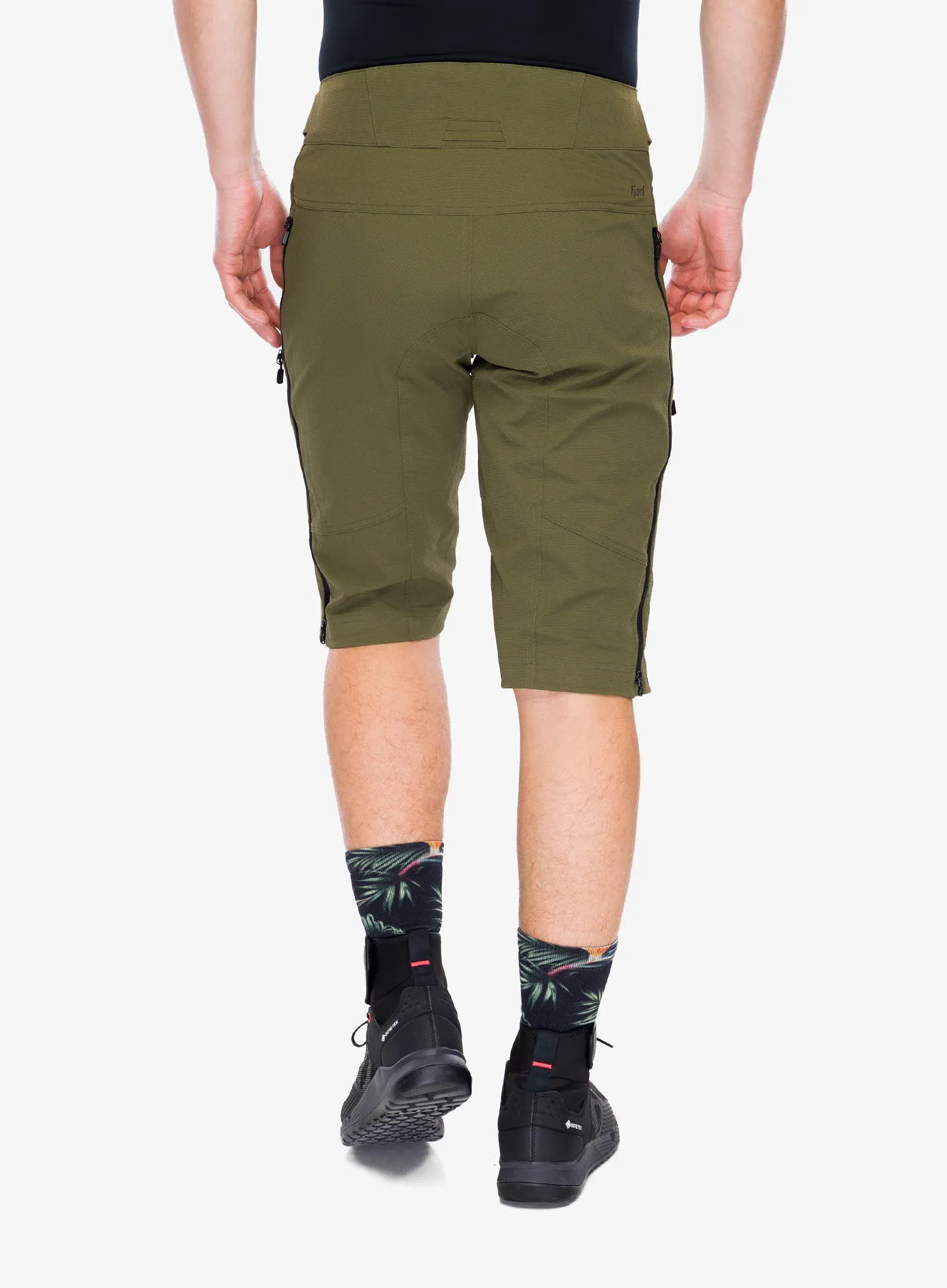Dviratininko šortai Norrona Fjora Flex1 Heavy Duty Shorts - olive night