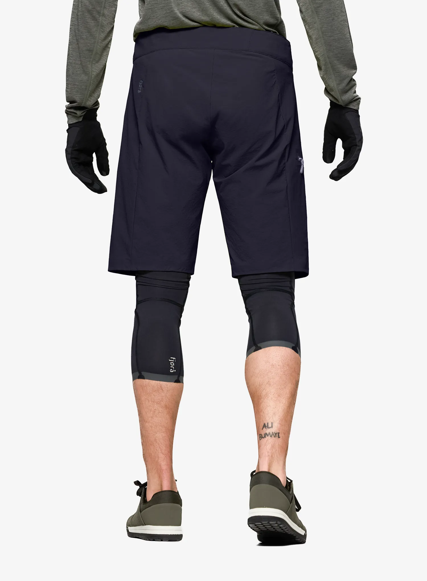 Dviratininko šortai Norrona Fjora Flex1 Shorts - caviar black