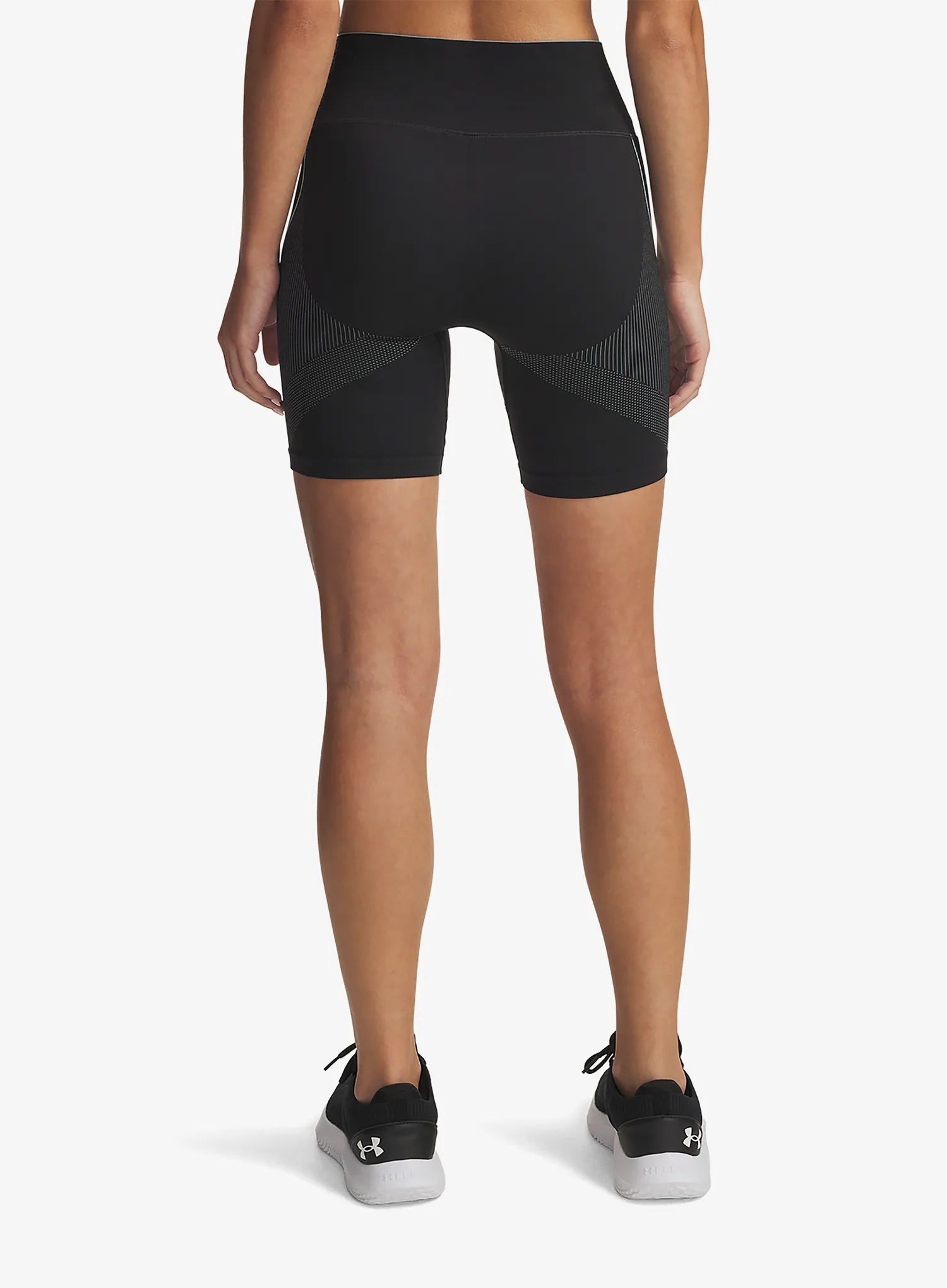 Sportiniai šortai moterims Under Armour Vanish Seamless Short - black/steel/steel