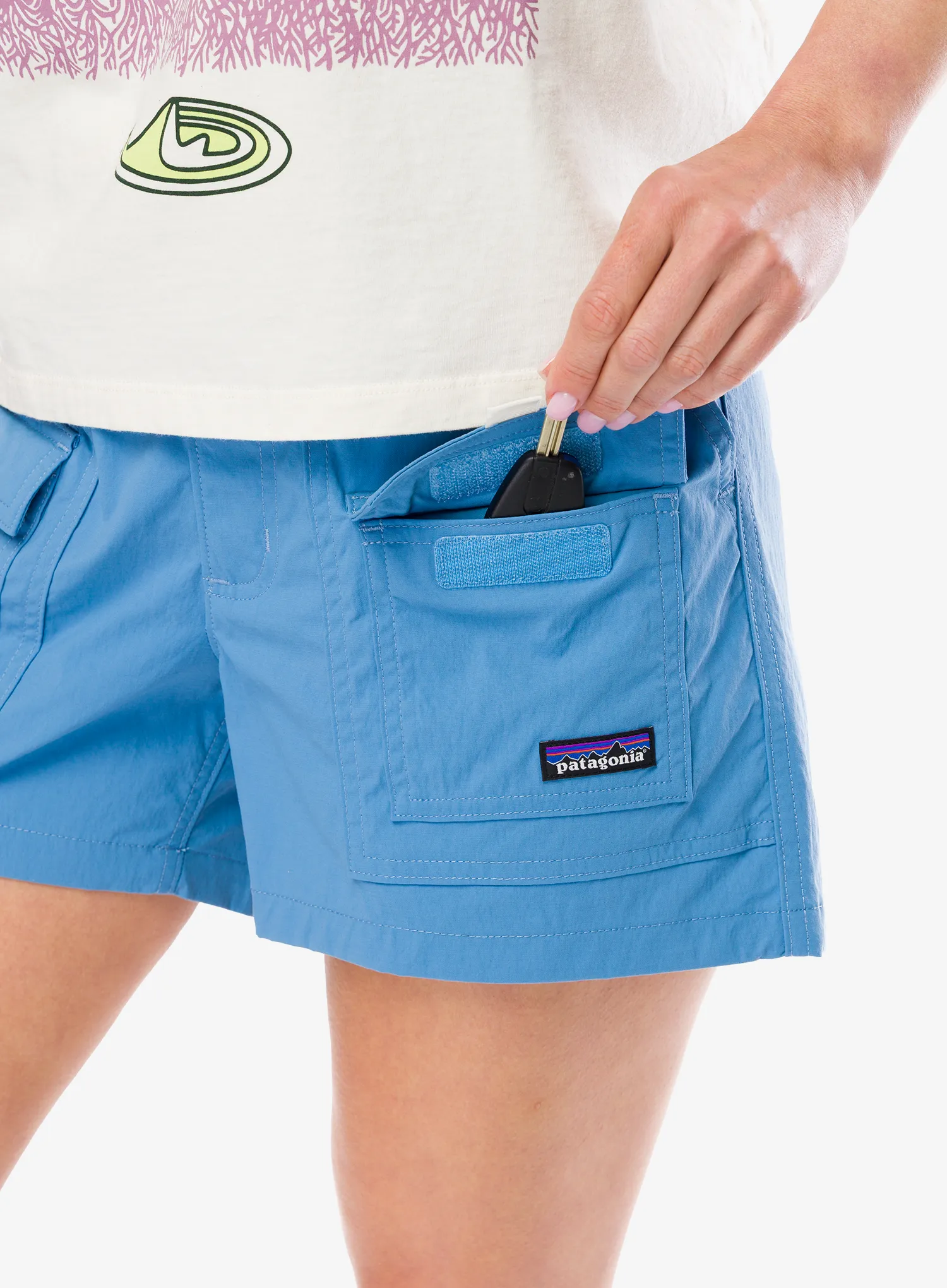 Moteriški šortai Patagonia Outdoor Everyday Shorts - shore blue
