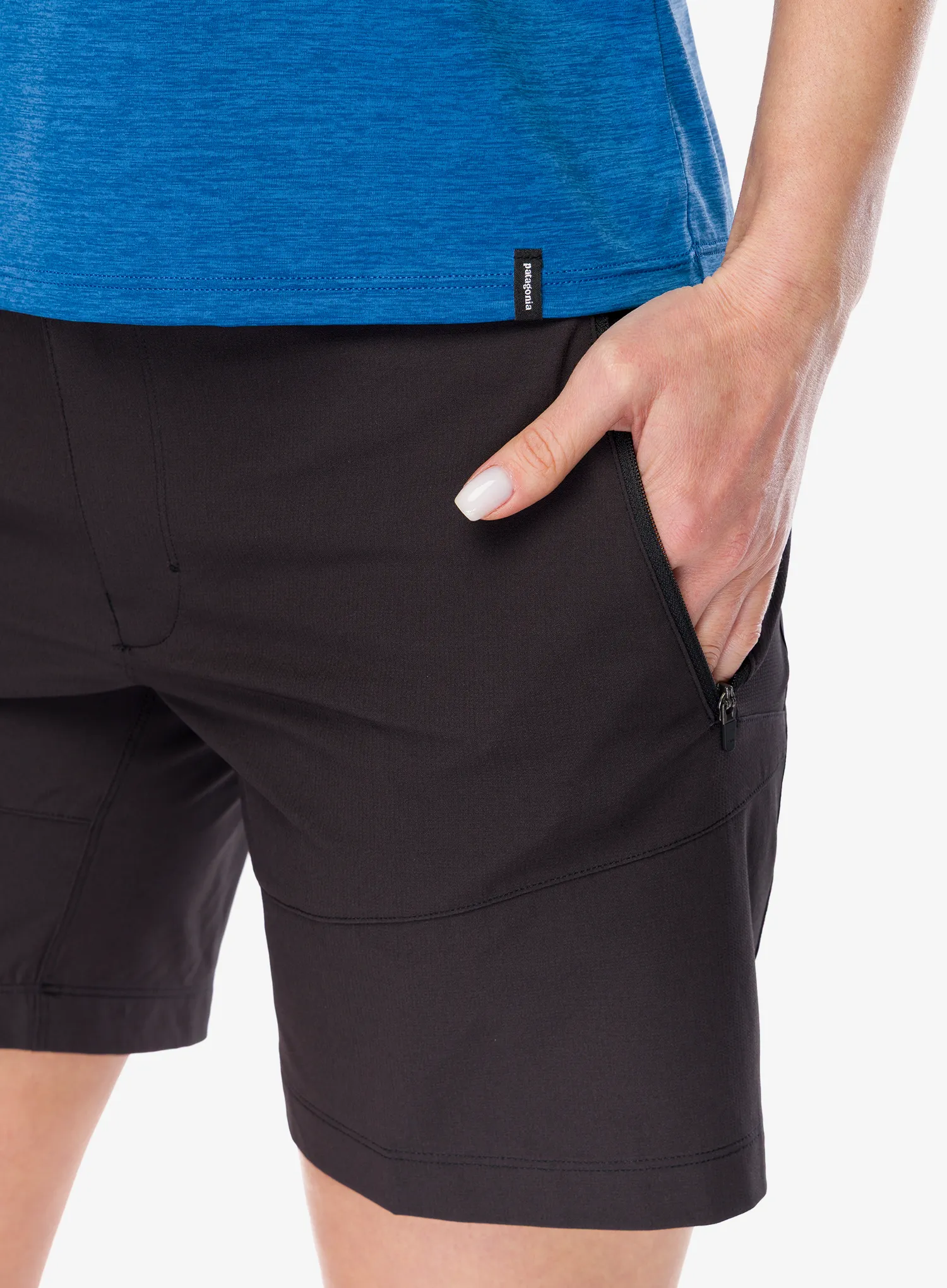 Moteriški šortai Patagonia Terravia Trail Shorts 6 in - black