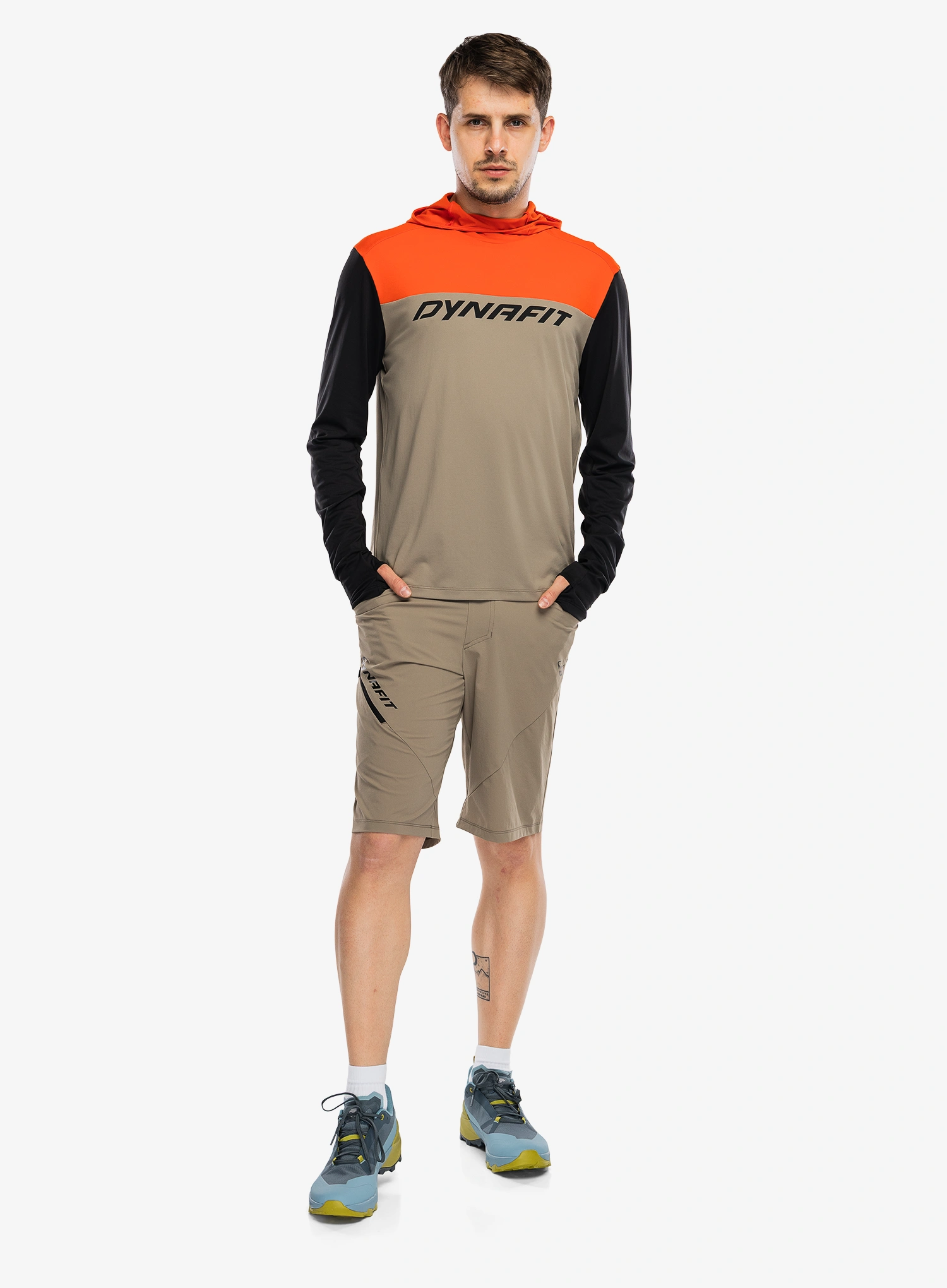 Turistiniai šortai Dynafit Traverse Hybrid Shorts - fallen rock