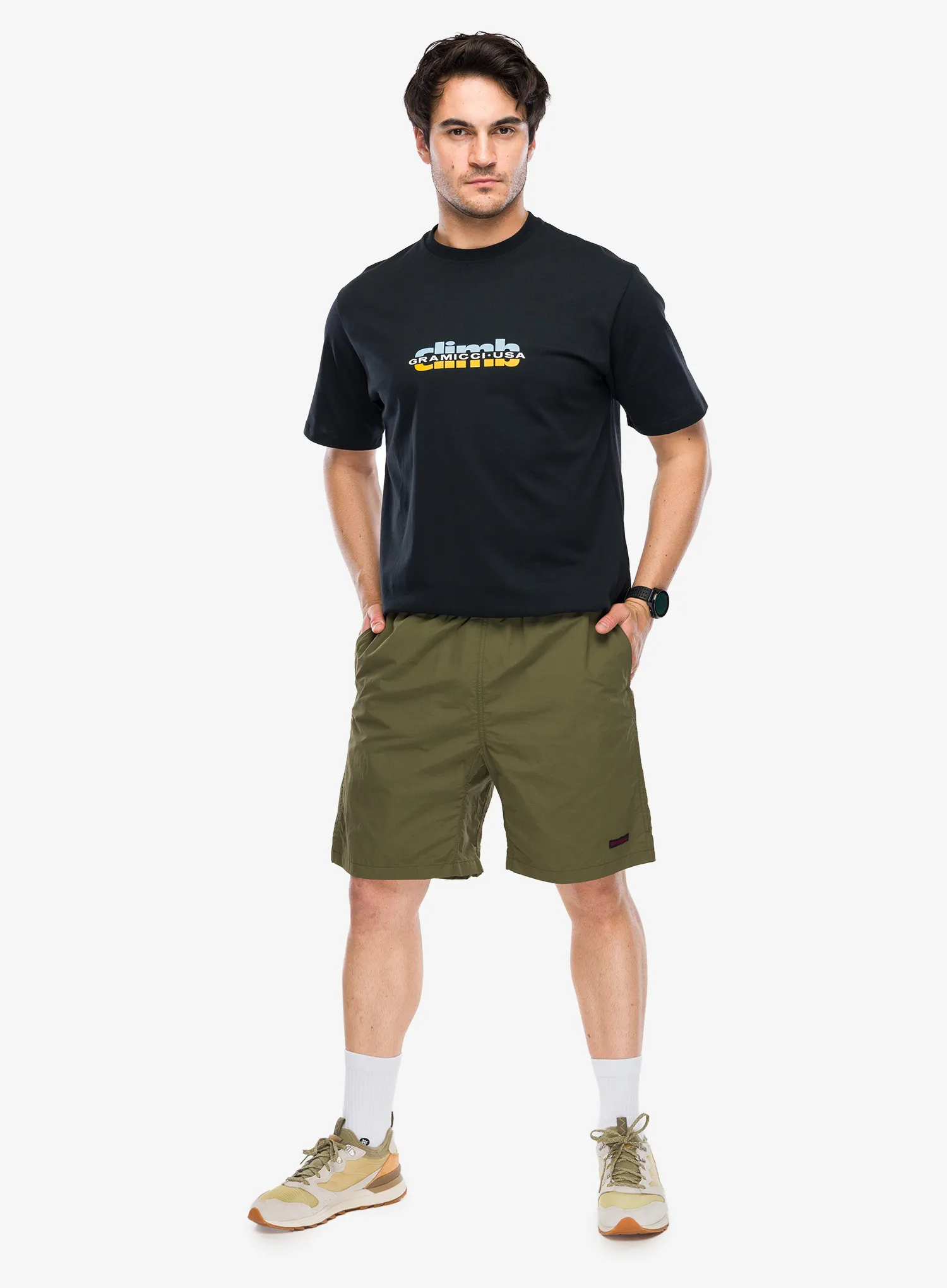 Turistiniai šortai Gramicci Nylon Packable G-Short - olive