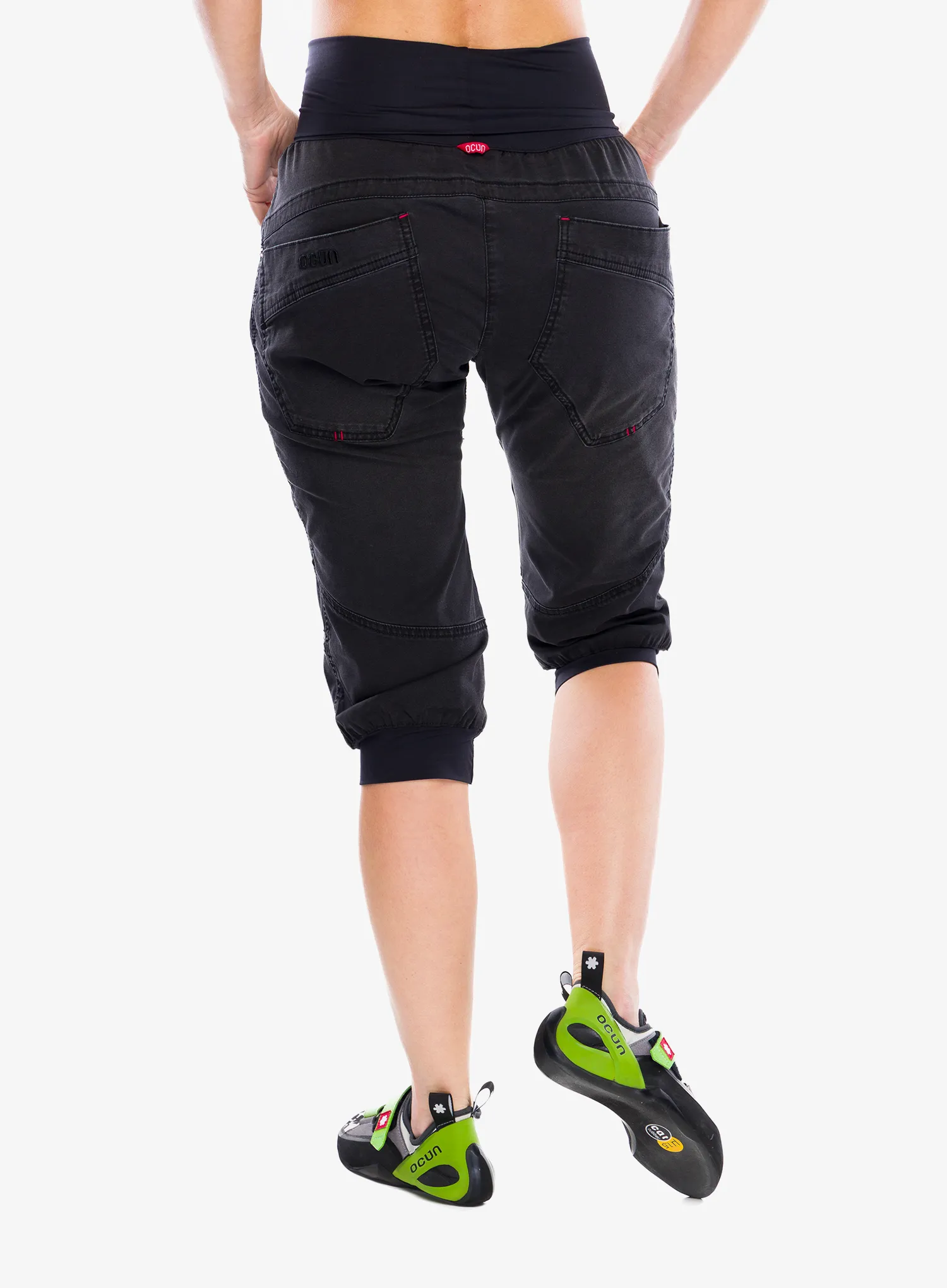 Moteriški laipiojimo šortai Ocun Noya Jeans Organic Shorts - black