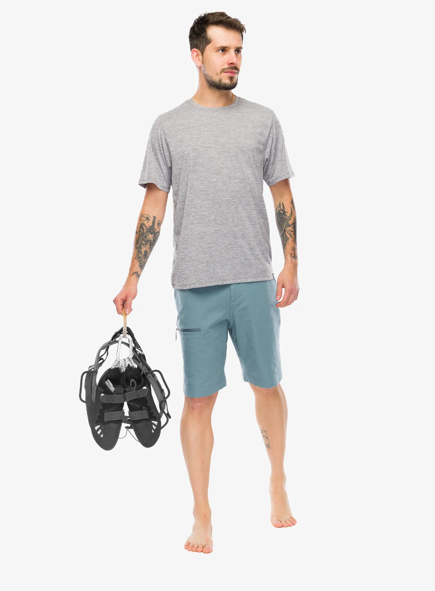 Vyriški laipiojimo šortai Patagonia Venga Rock Shorts - blue sage
