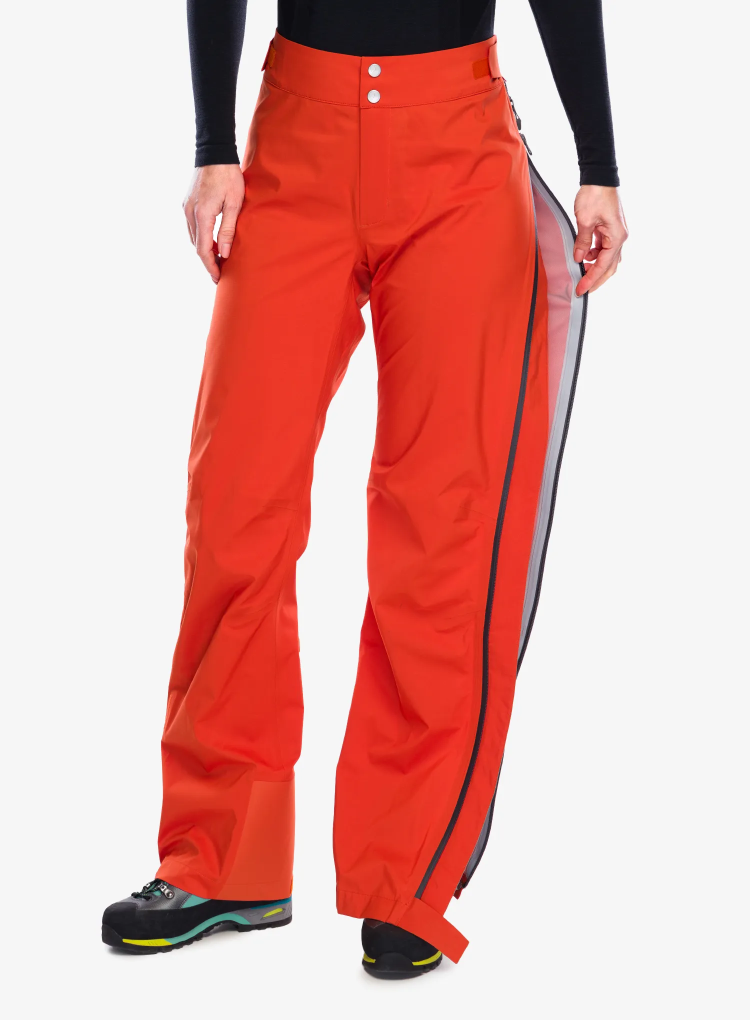 Moteriškos kelnės Fjallraven Bergtagen Lite Eco-Shell Trs  - hokkaido orange